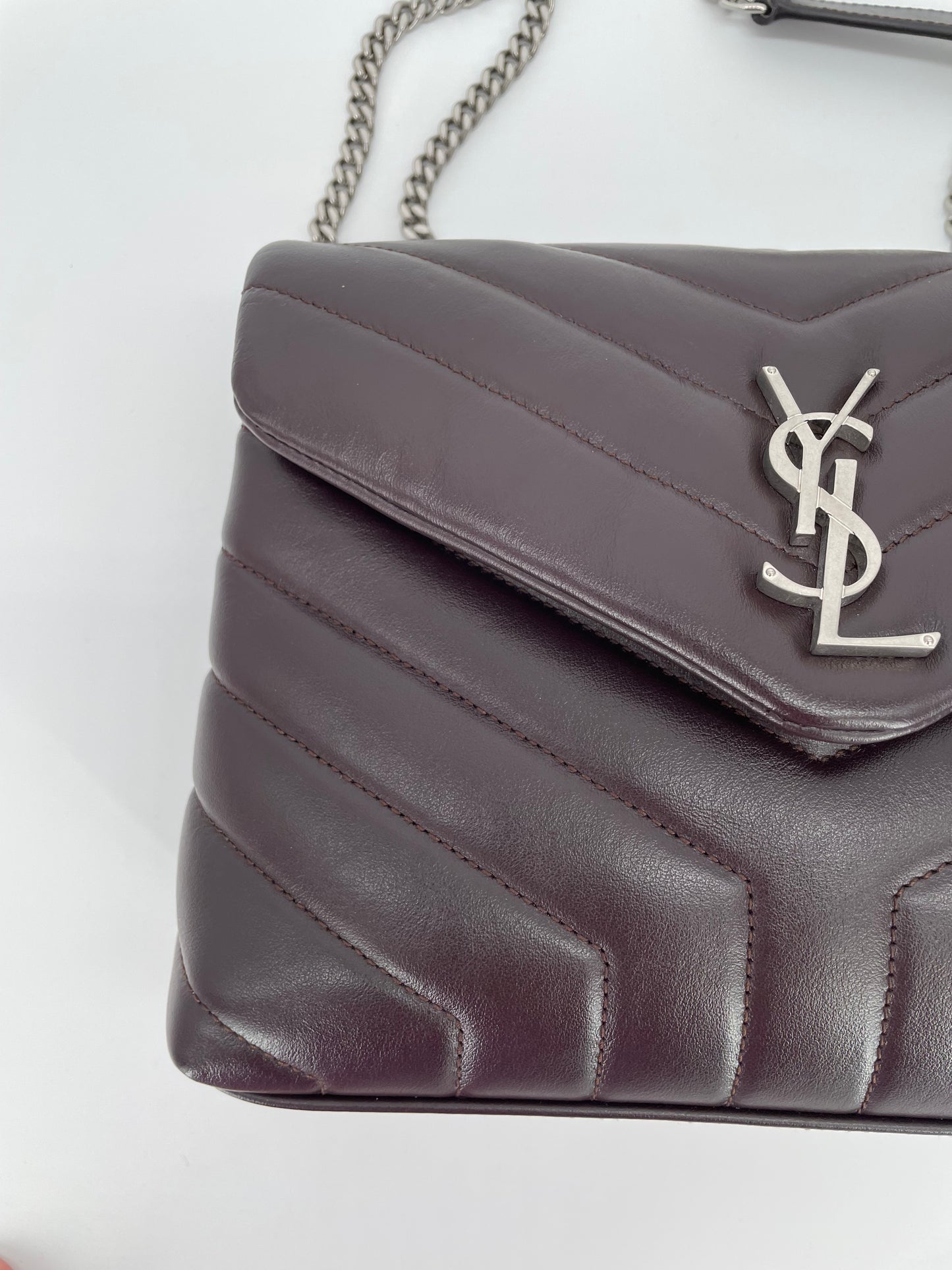 Preloved Yves Saint Laurent Quilted LouLou Shoulder Bag, Small