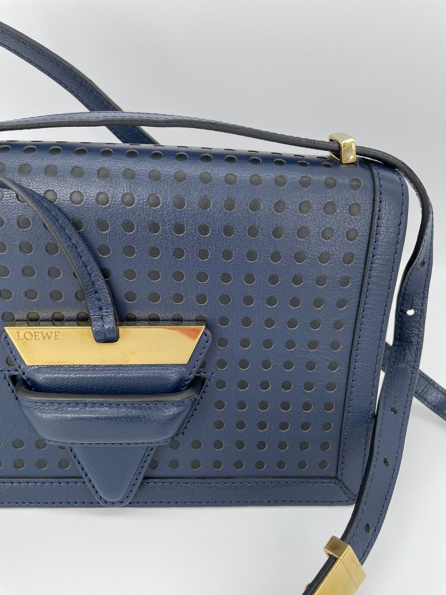 Preloved Loewe Barcelona Crossbody Bag, Medium