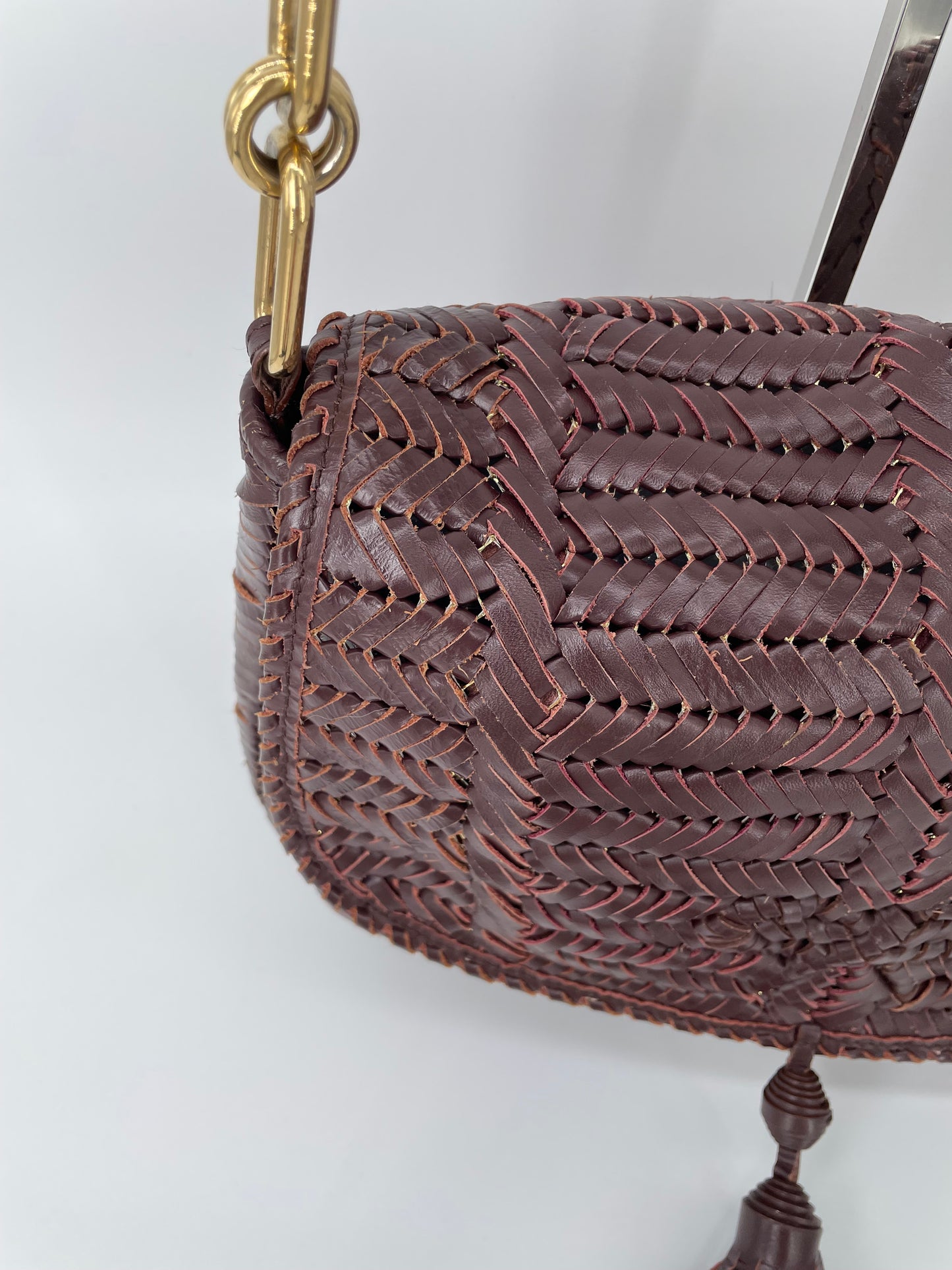 Preloved Anya Hindmarch Neeson Tassel Shoulder Bag