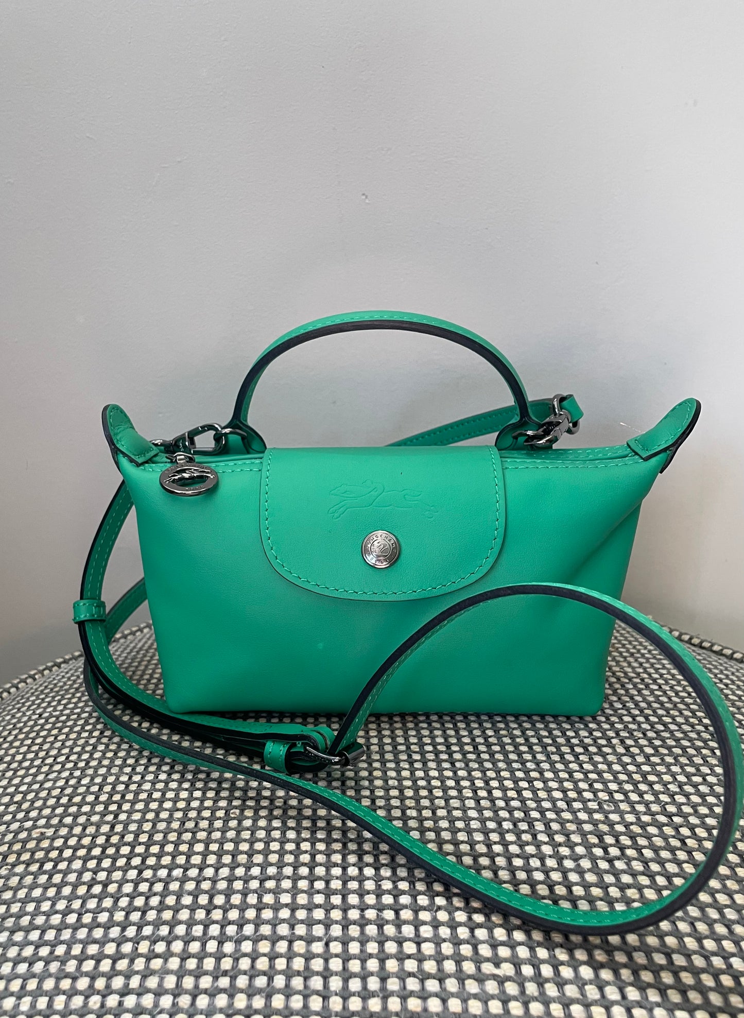 Preloved Longchamp Le Pilage Xtra Crossbody Bag, XS
