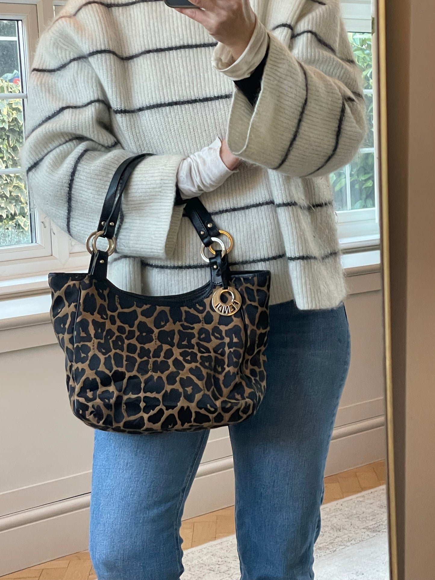 Preloved, Vintage Fendi Chef Canvas Shoulder tote bag