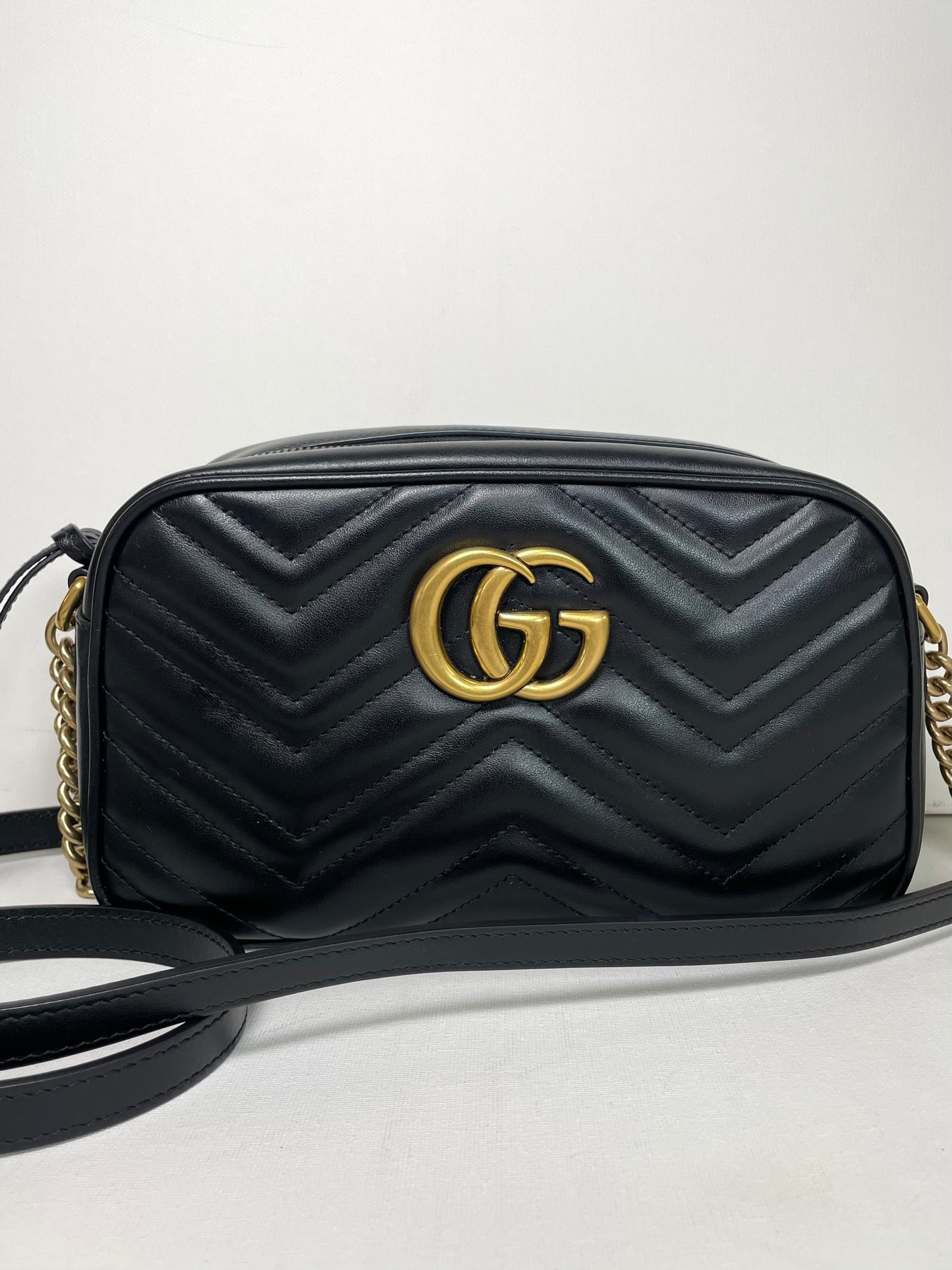 Preloved Gucci Marmont Shoulder Bag, Small