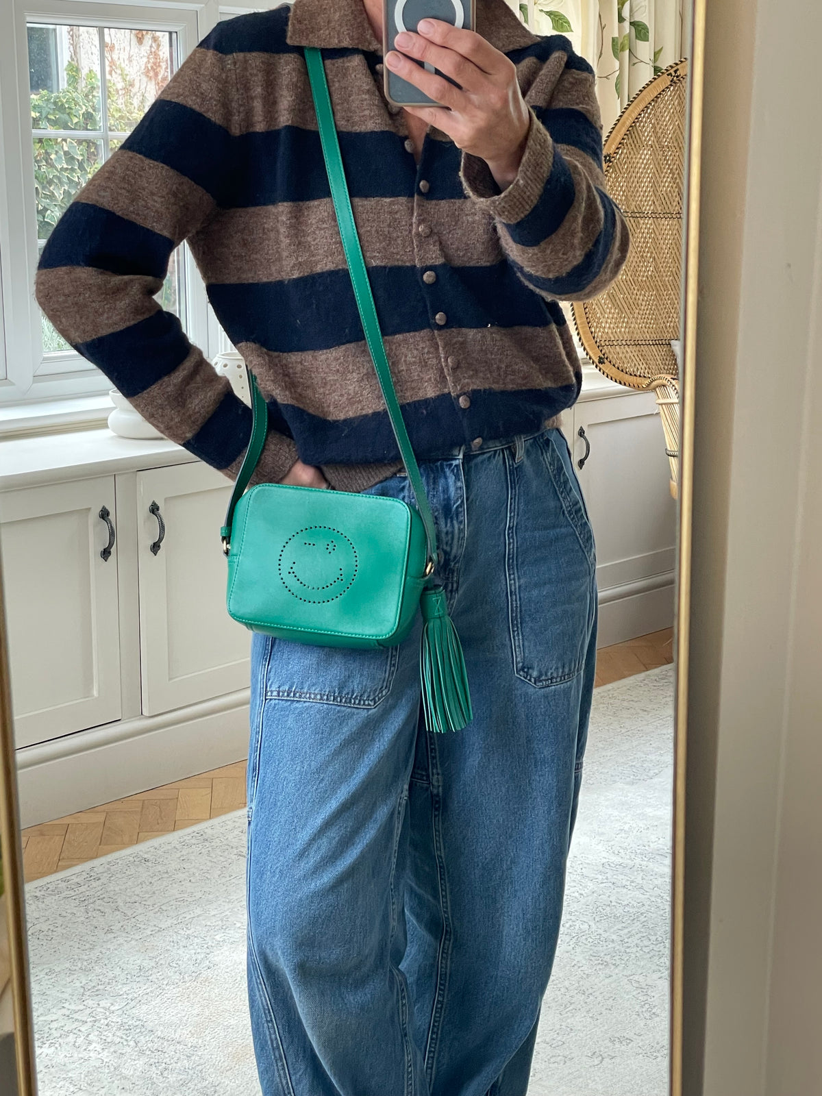 Preloved Anya Hindmarch Wink Crossbody Bag