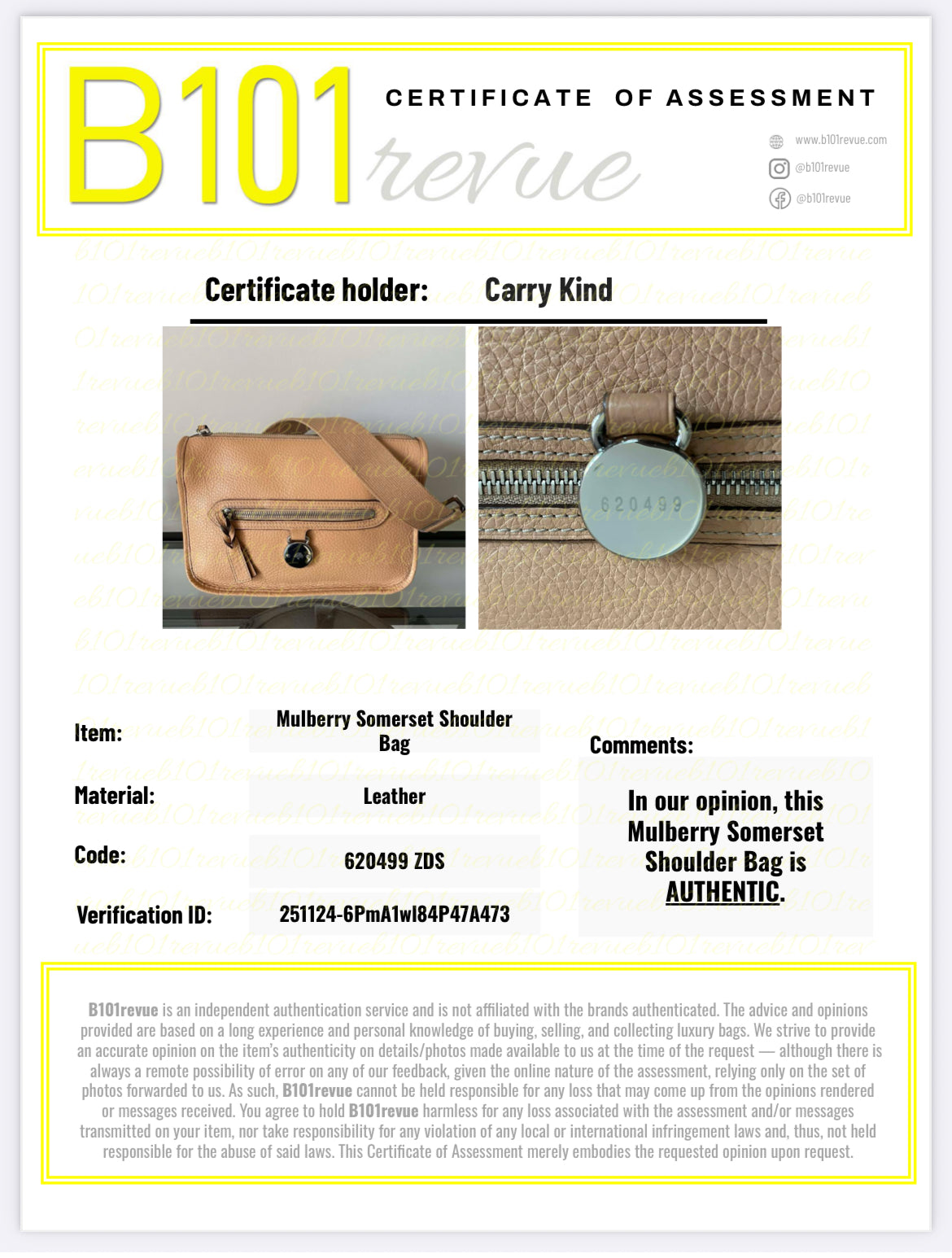 Preloved Mulberry Somerset Shoulder Bag, Small