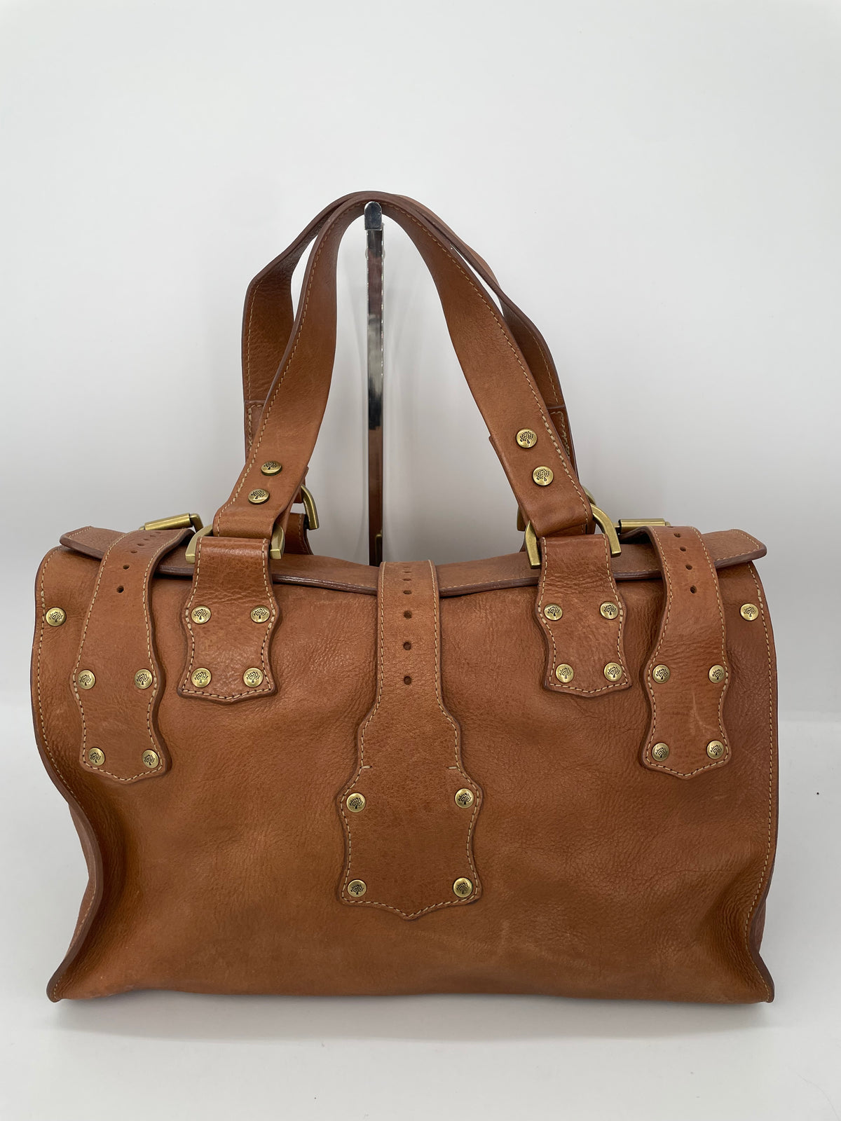 Preloved Mulberry Vintage Roxanne Satchel Shoulder Bag, Medium