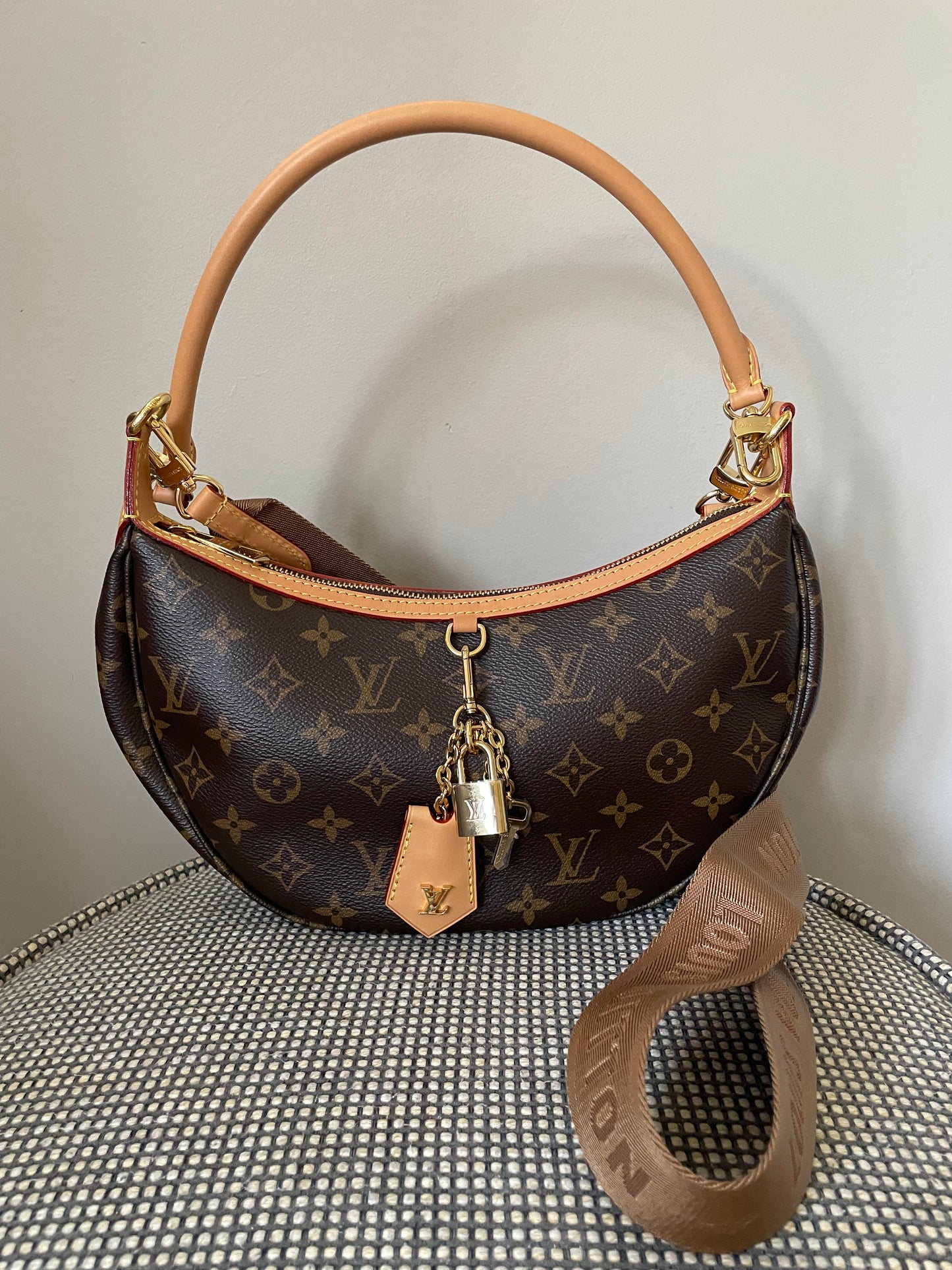Preloved Louis Vuitton Looping Monogram Two Way Bag