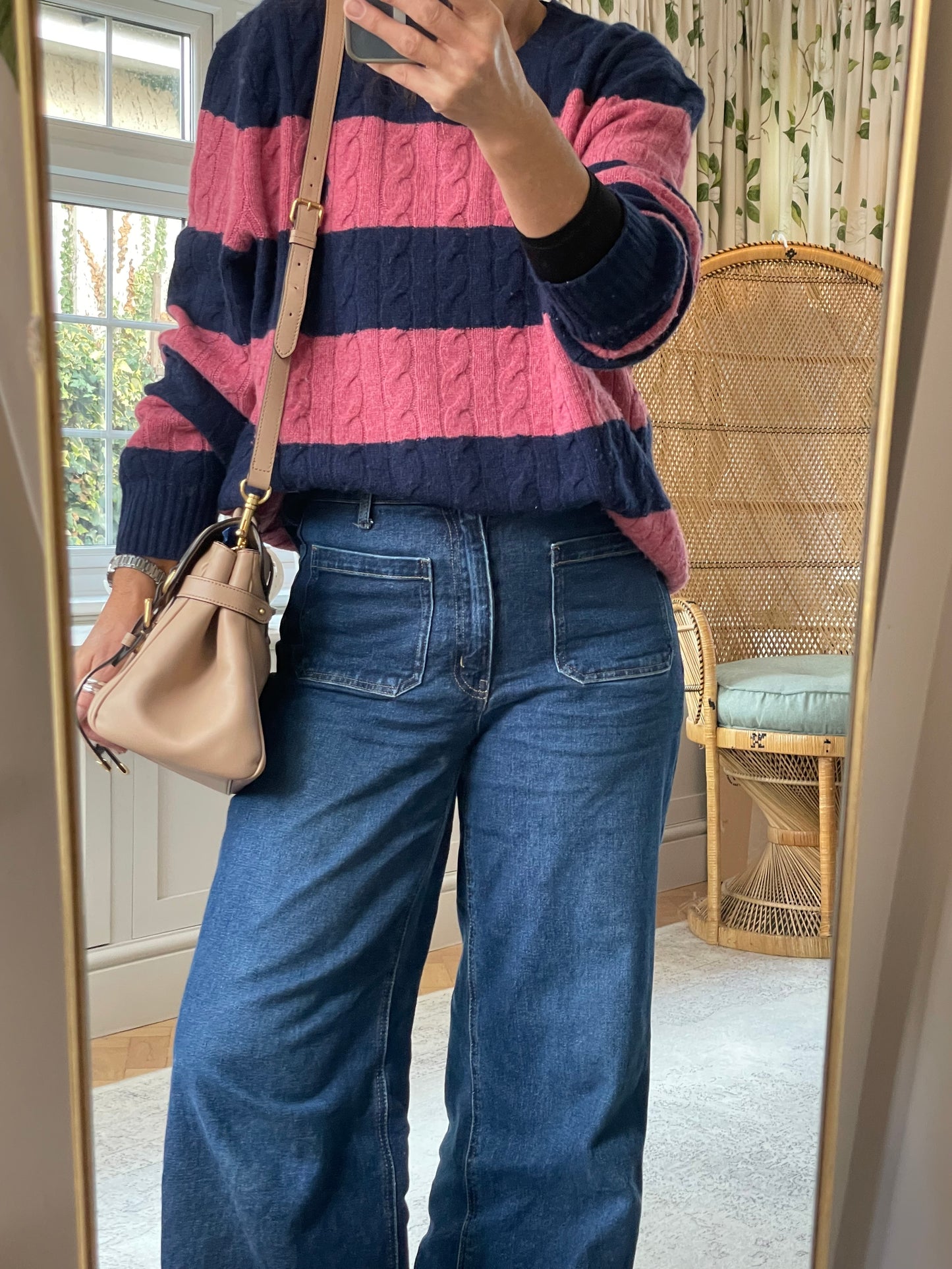 Preloved Mulberry Alexa Satchel Bag, Regular