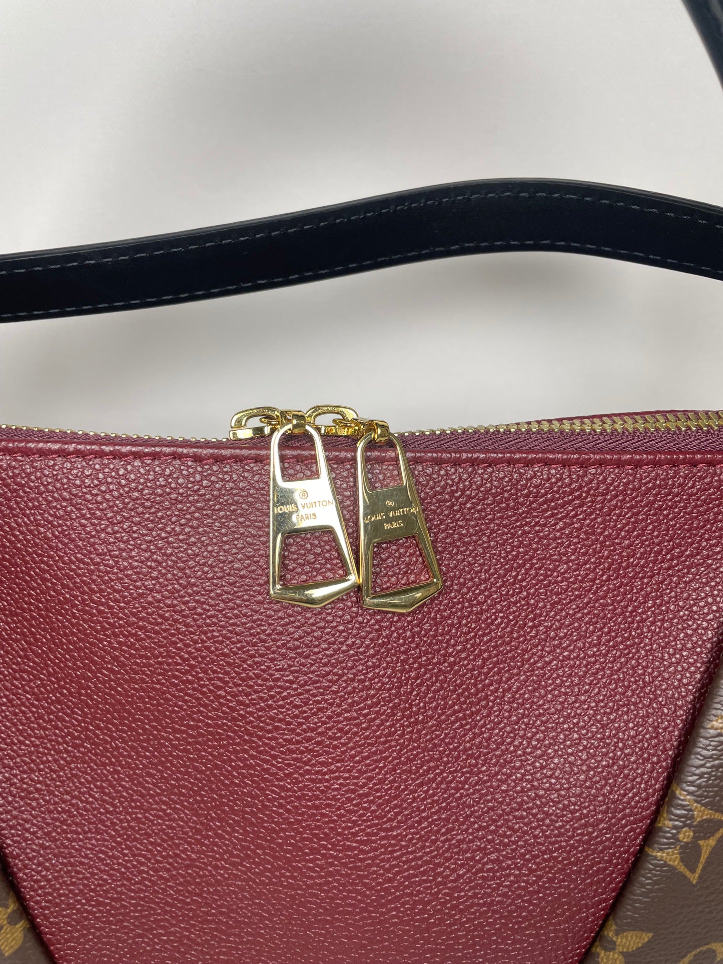 Preloved Louis Vuitton V Tote Bag with Long Strap, MM