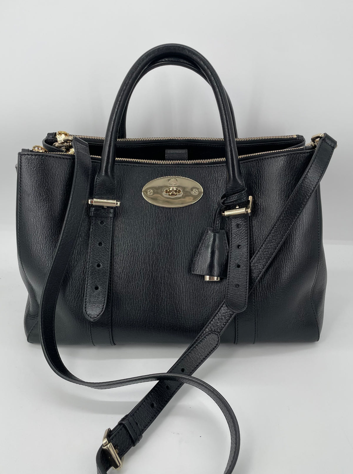 Preloved Mulberry Bayswater Double Zip Tote Bag, Large