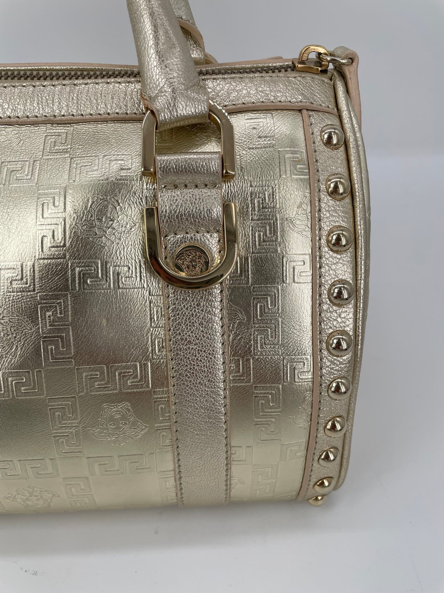 Preloved Vintage Versace Medusa Boston Bag