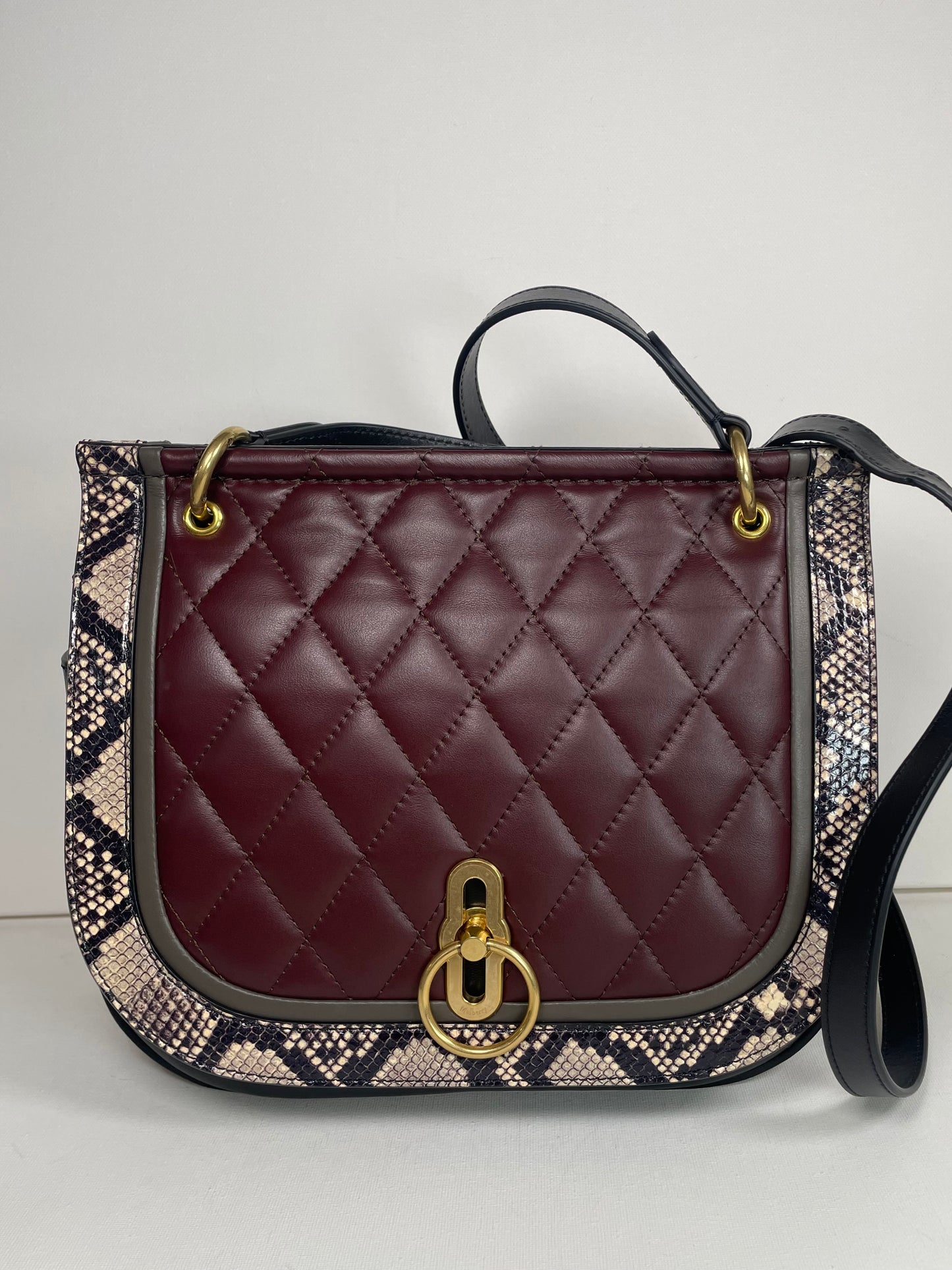 Preloved Mulberry Amberley Satchel Bag, Medium