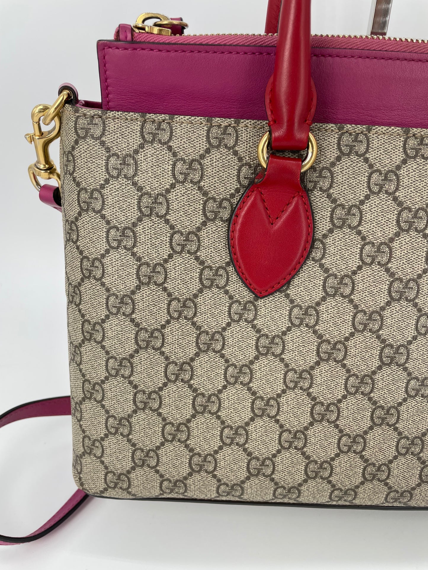 Preloved Gucci Supreme Monogram Tote Bag
