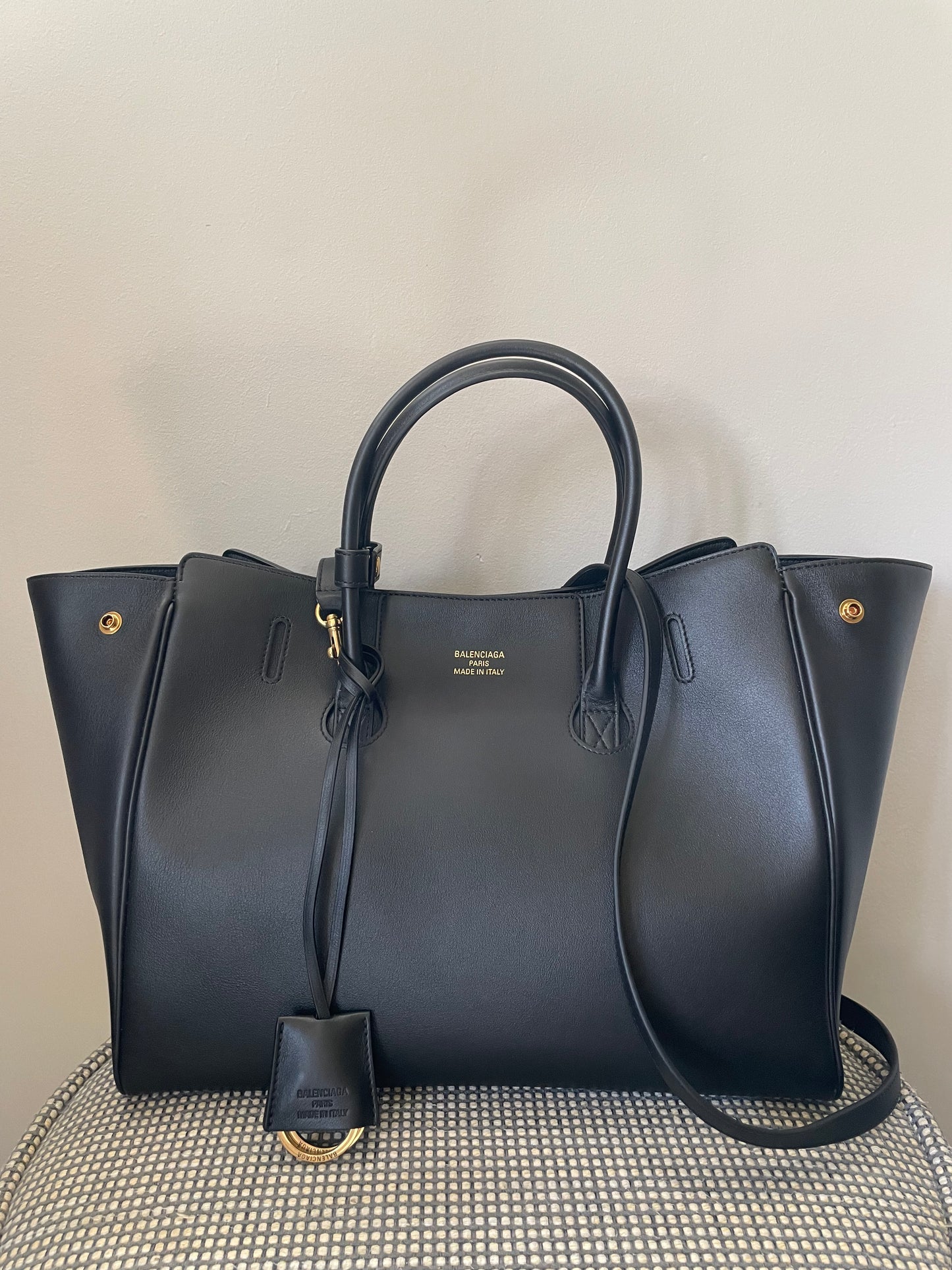 Preloved Balenciaga Hampton Tote Bag, Small
