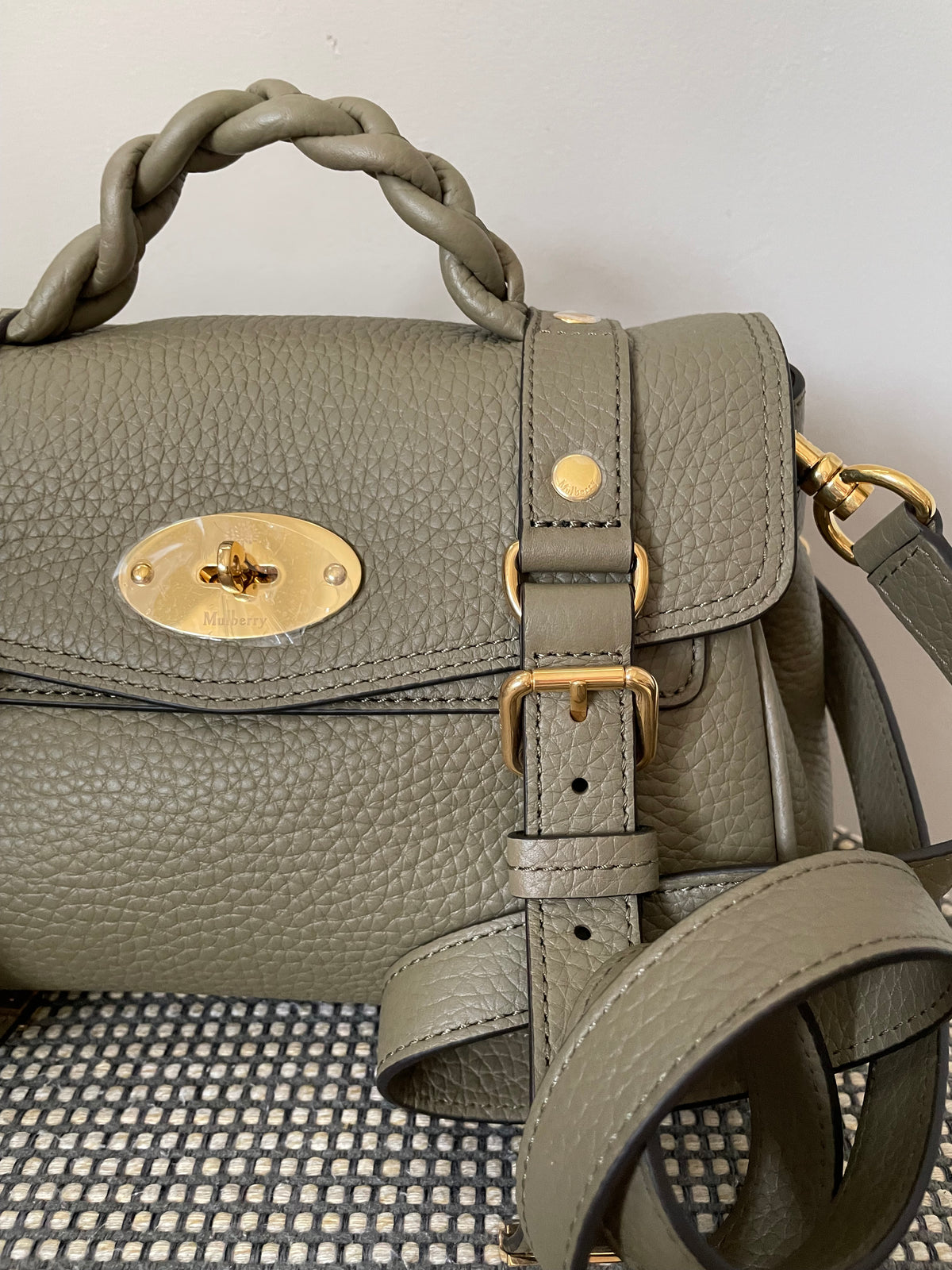 Preloved Mulberry Alexa Satchel Bag, Mini