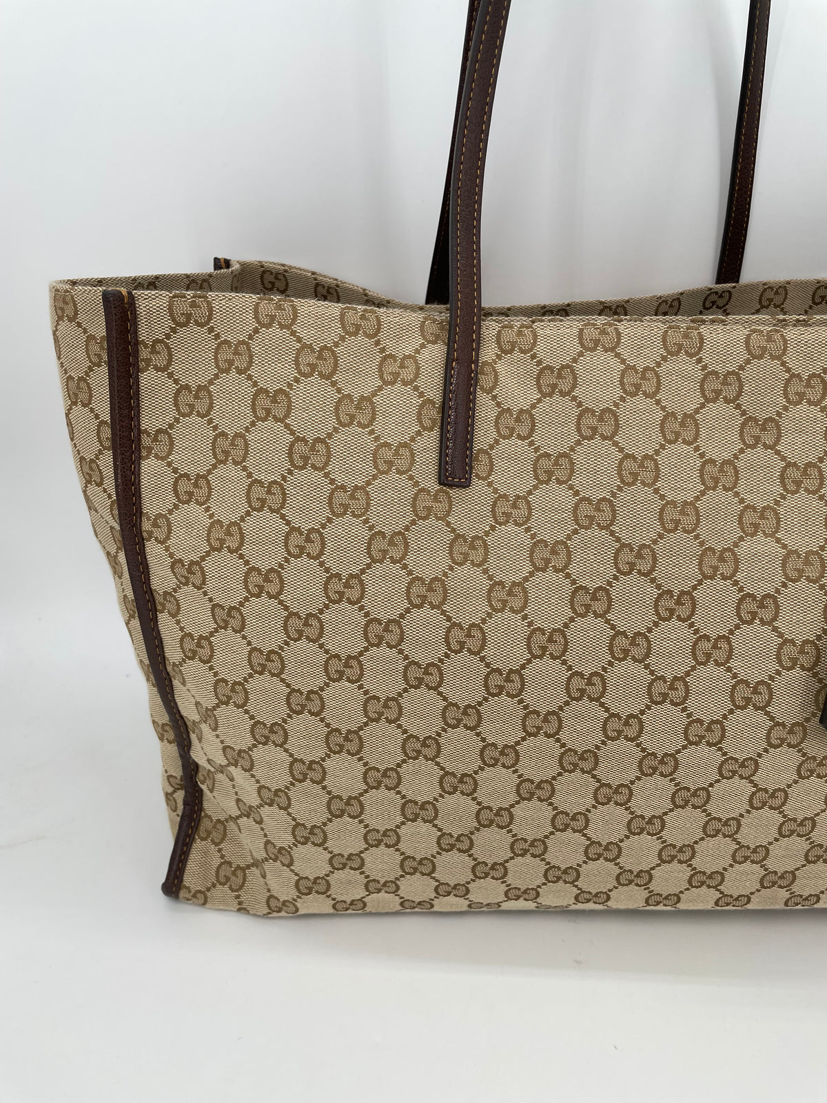 Preloved Gucci Londres Tote Bag, Large