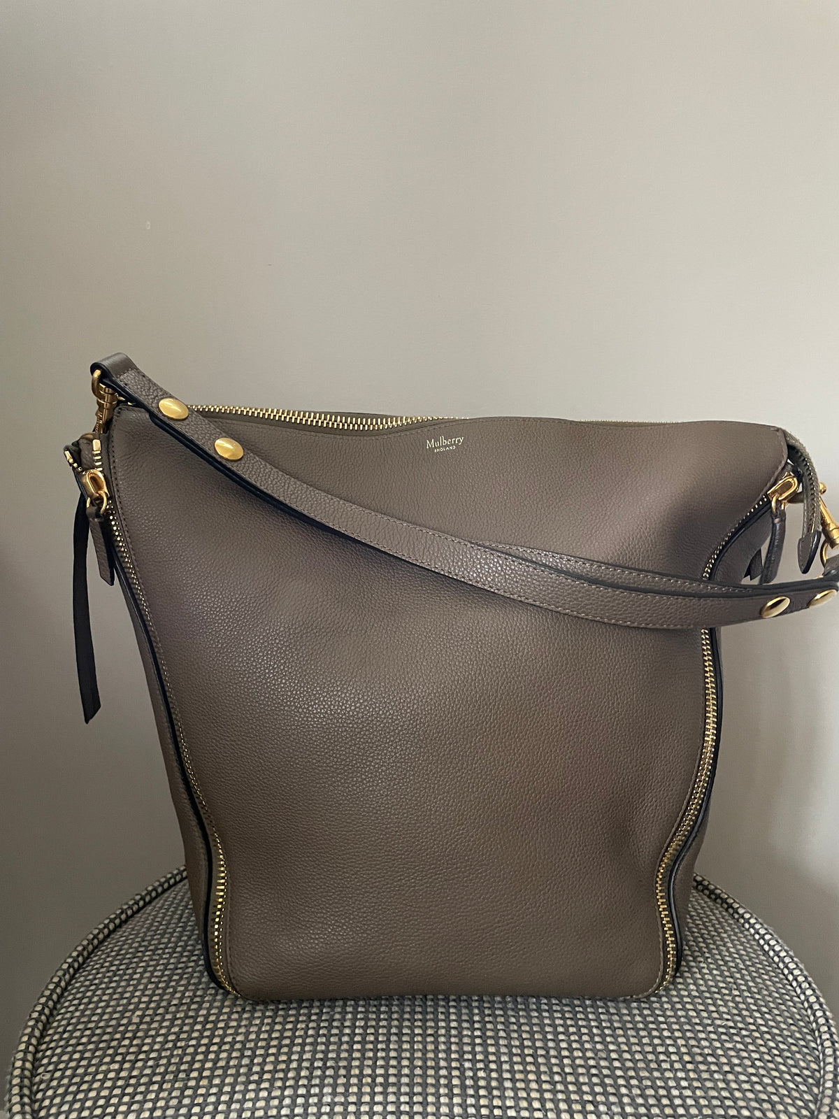 Preloved Mulberry Camden Bucket Shoulder Bag, Medium