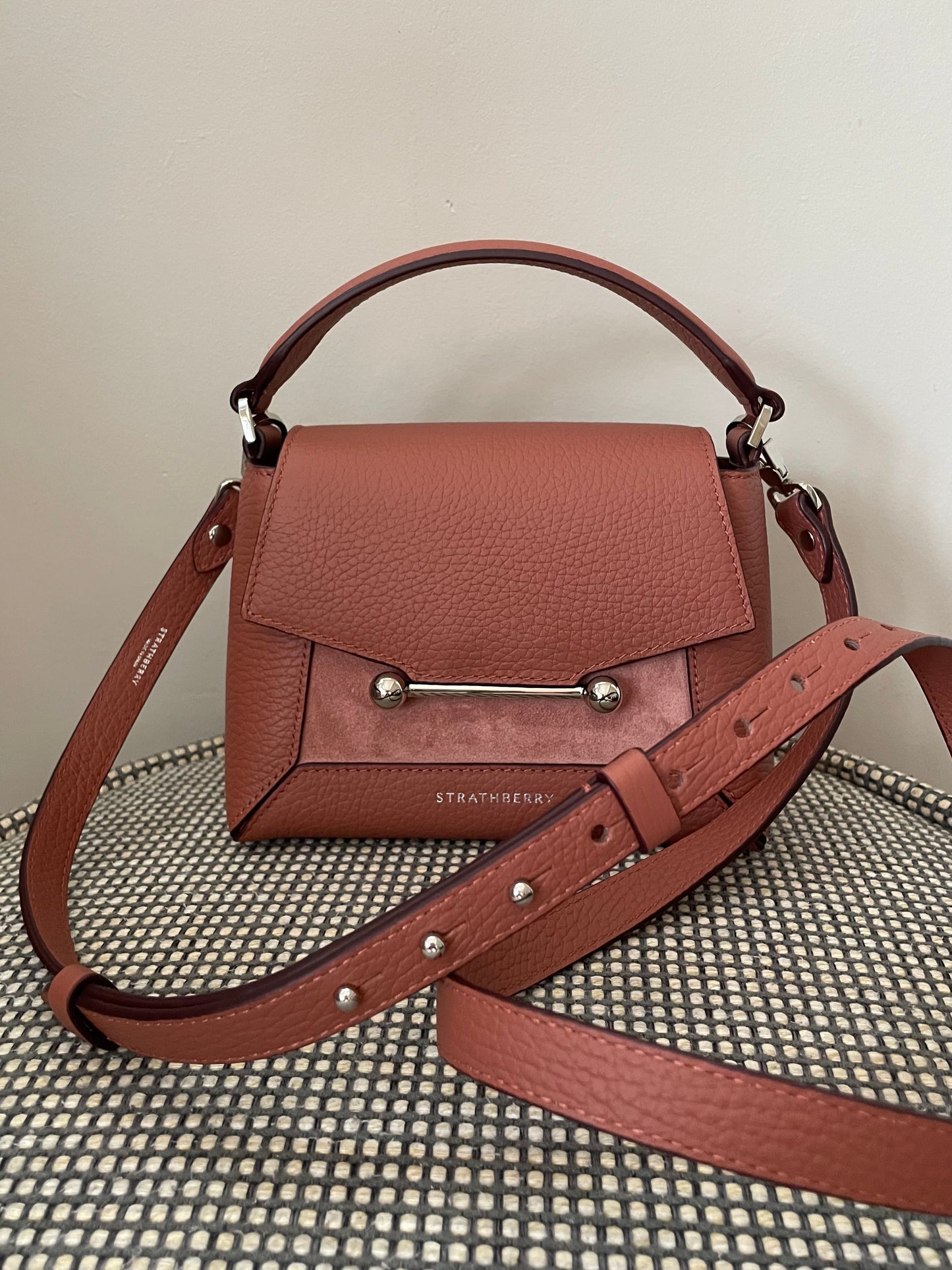 Preloved Strathberry Mosaic Nano Crossbody Bag