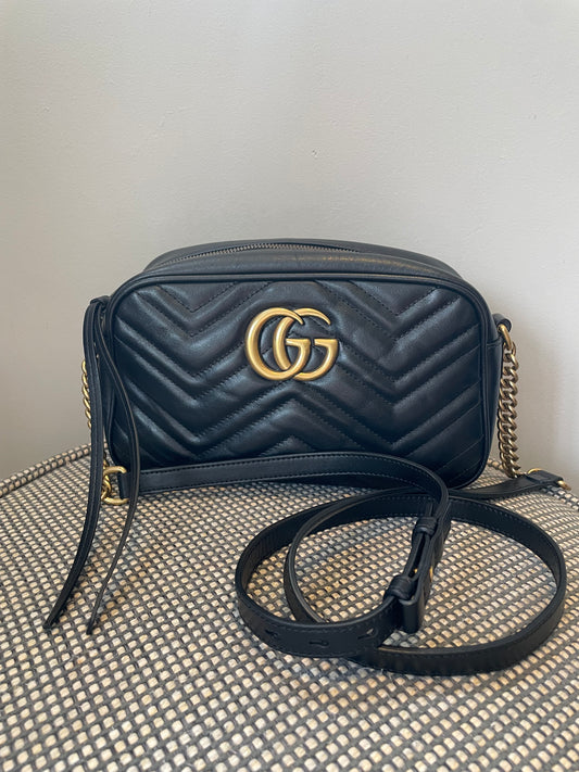Preloved Gucci Marmont Shoulder Bag, Small