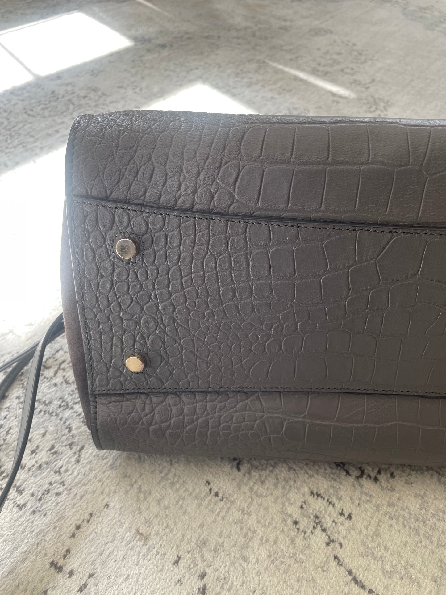 Preloved Mulberry Iris Top Handle Bag, Large