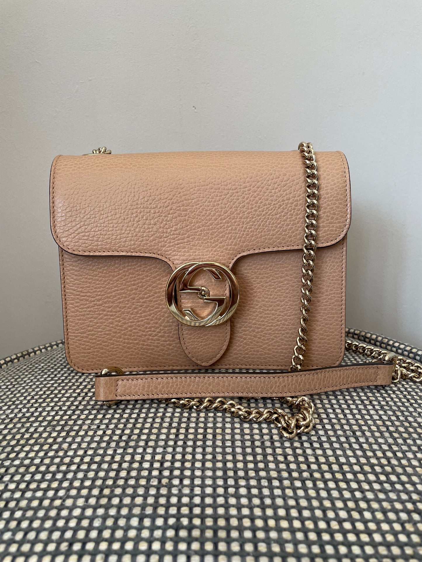Preloved Gucci Interlocking Shoulder Bag