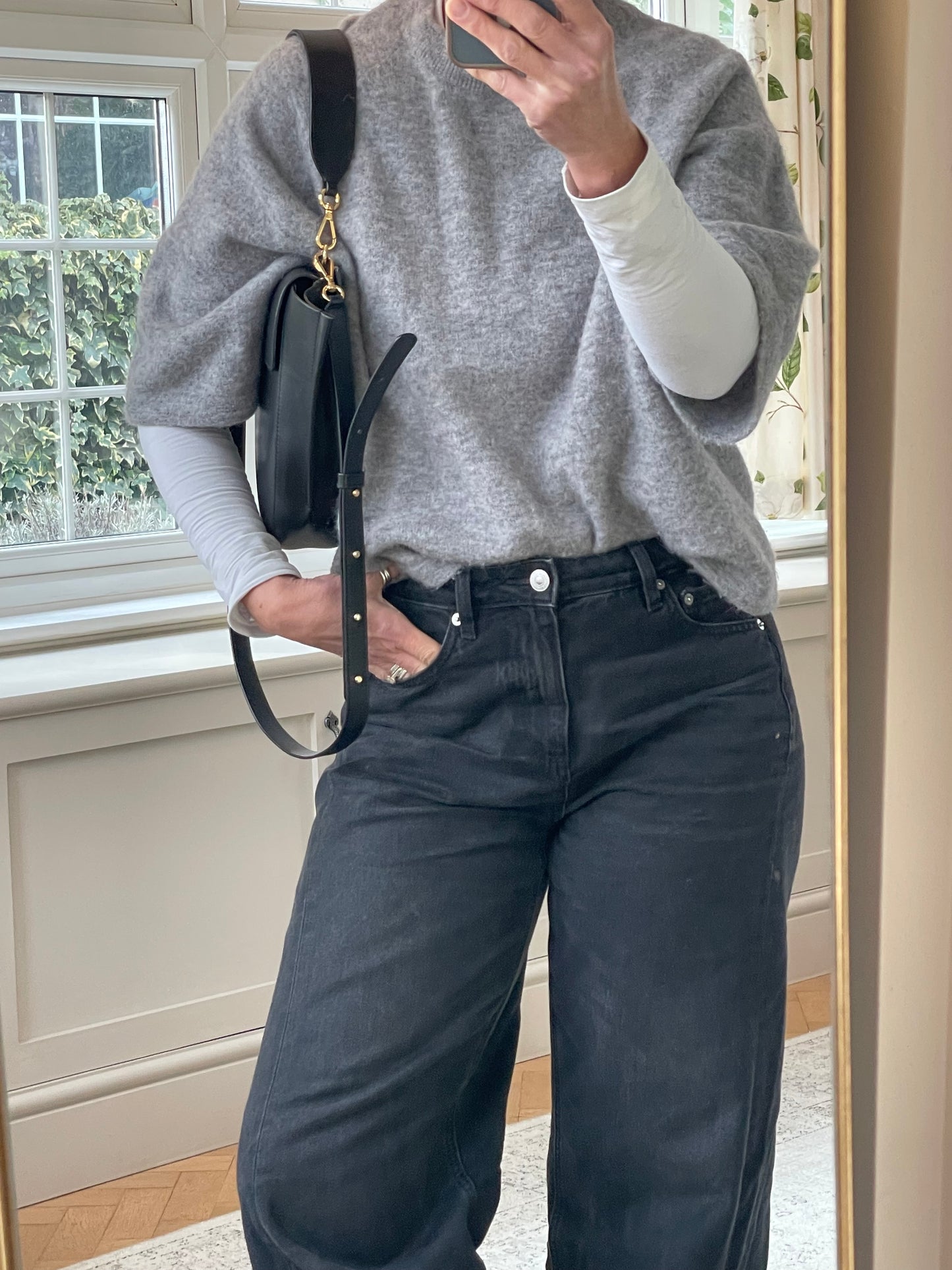 Preloved Wandler Hortensia Crossbody Bag and Top Handle Bag, Medium