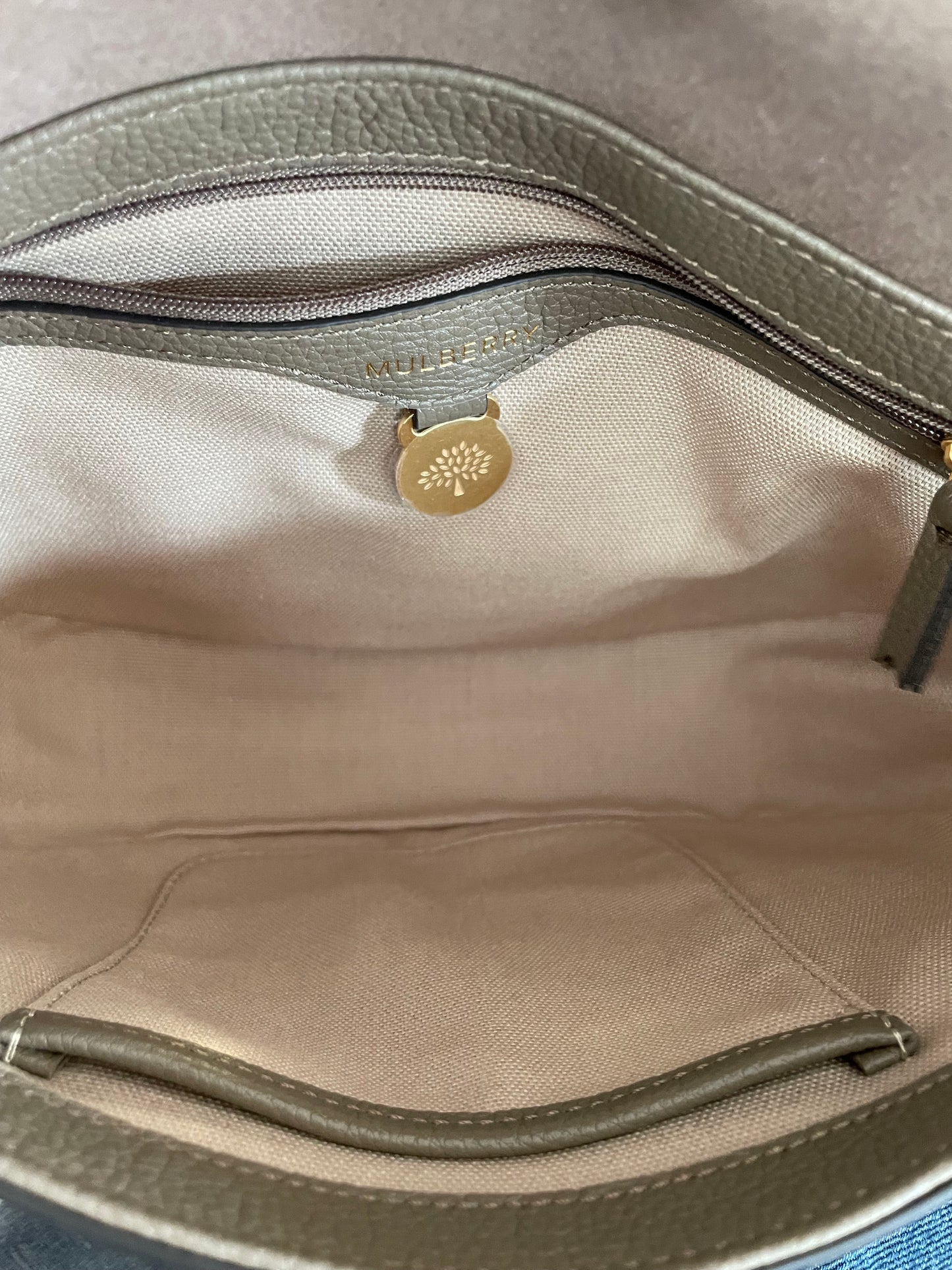 Preloved Mulberry Tessie Satchel Shoulder Bag
