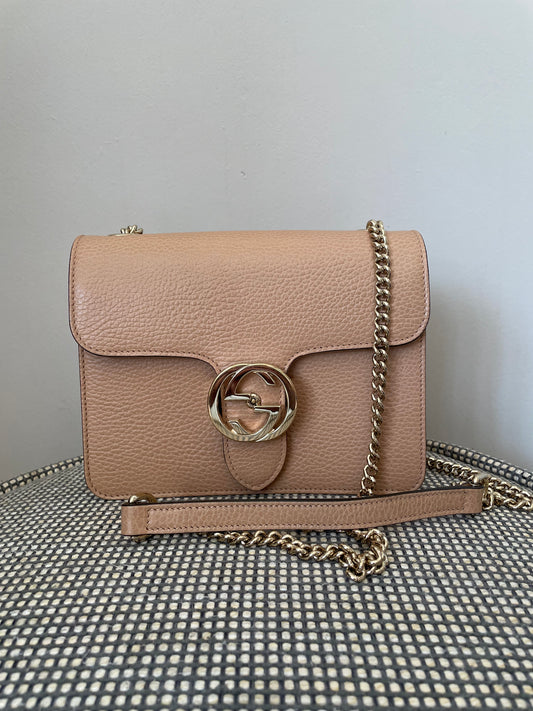 Preloved Gucci Interlocking Shoulder Bag