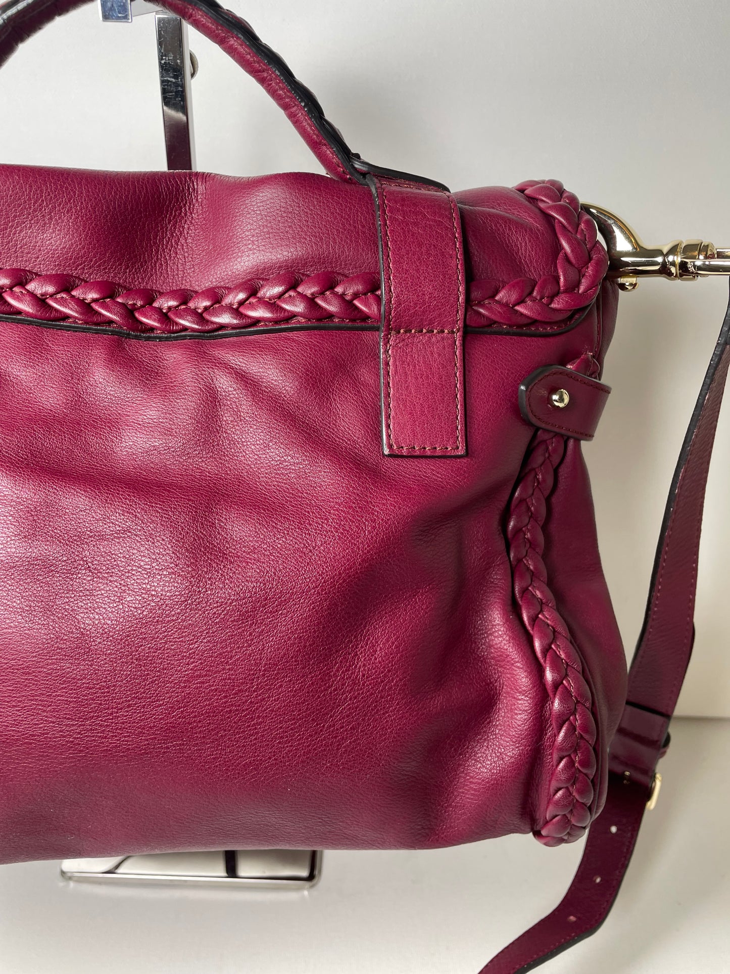 Preloved Mulberry Alexa Satchel Bag, Regular