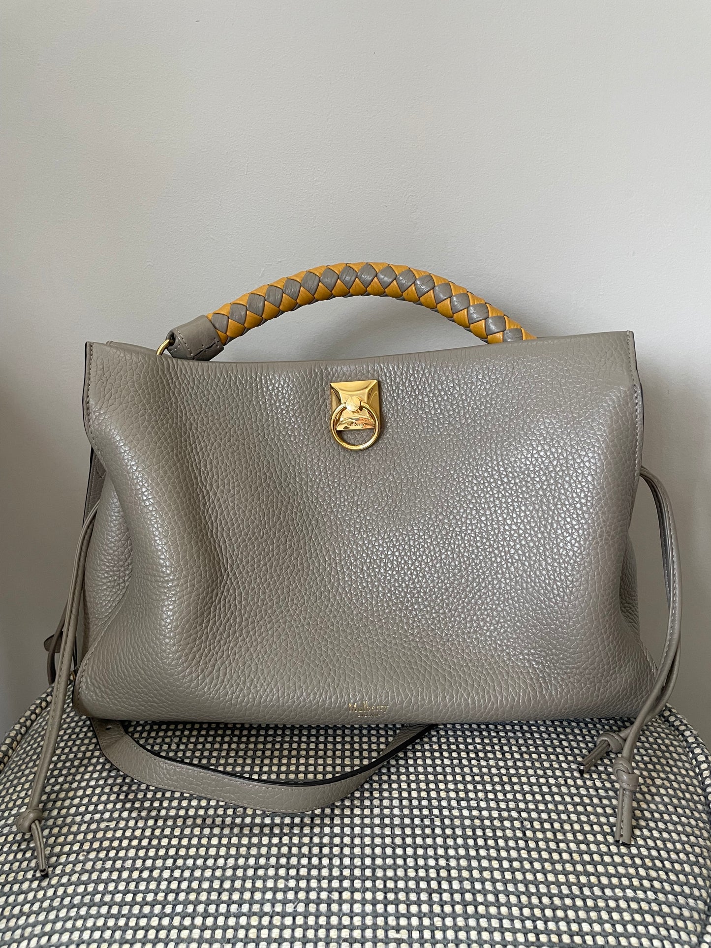 Preloved Mulberry Iris Two Way Tote, Large