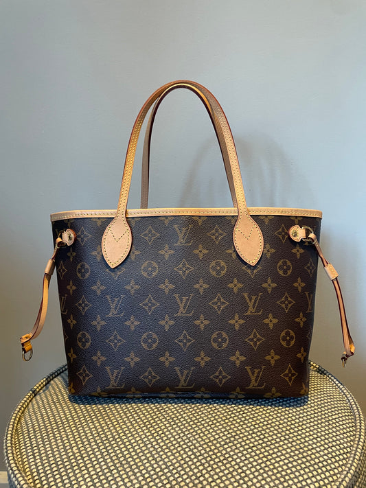 Preloved Louis Vuitton Neverfull Tote Bag, PM