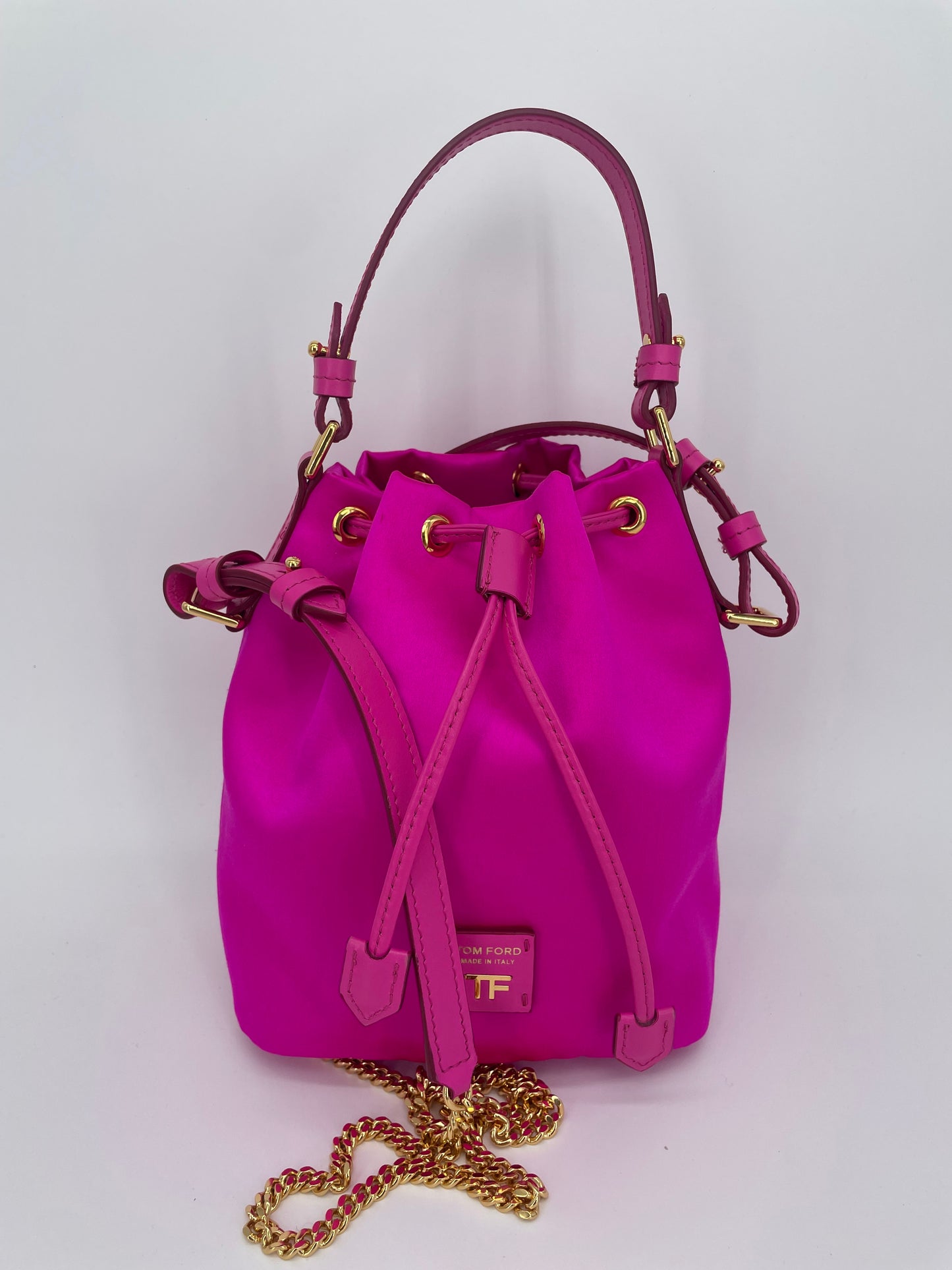 Preloved Tom Ford Disco Two Way Bucket Bag, Small