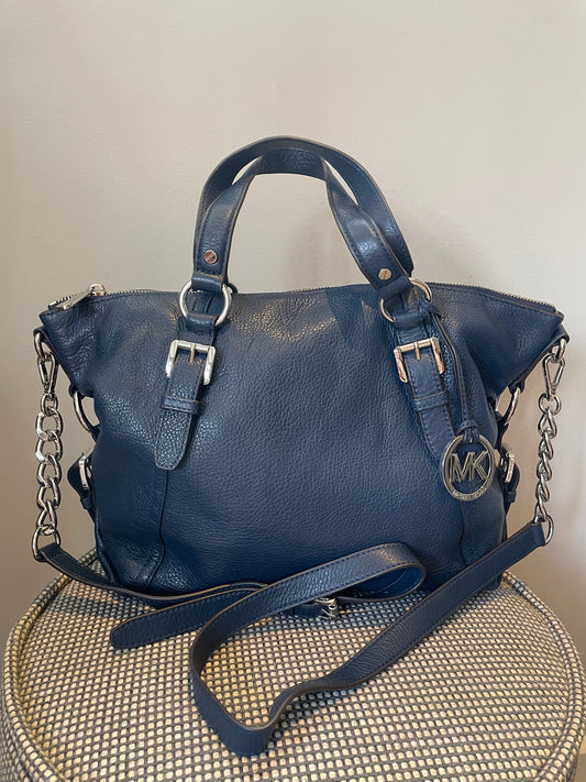 Preloved Michael Kors Tristan Satchel with Long Strap