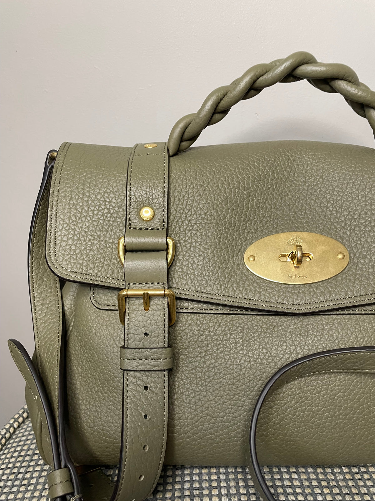 Preloved Mulberry Alexa Satchel Bag, Regular