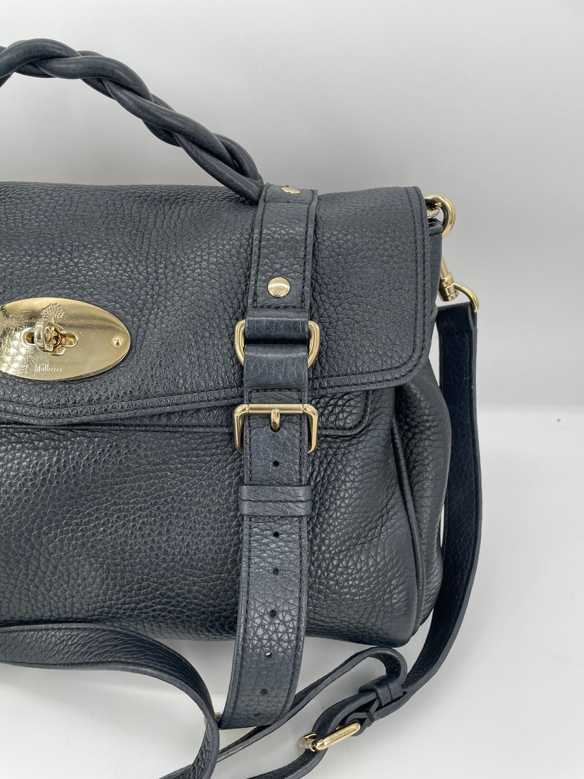 Preloved Mulberry Alexa Satchel Bag, Medium