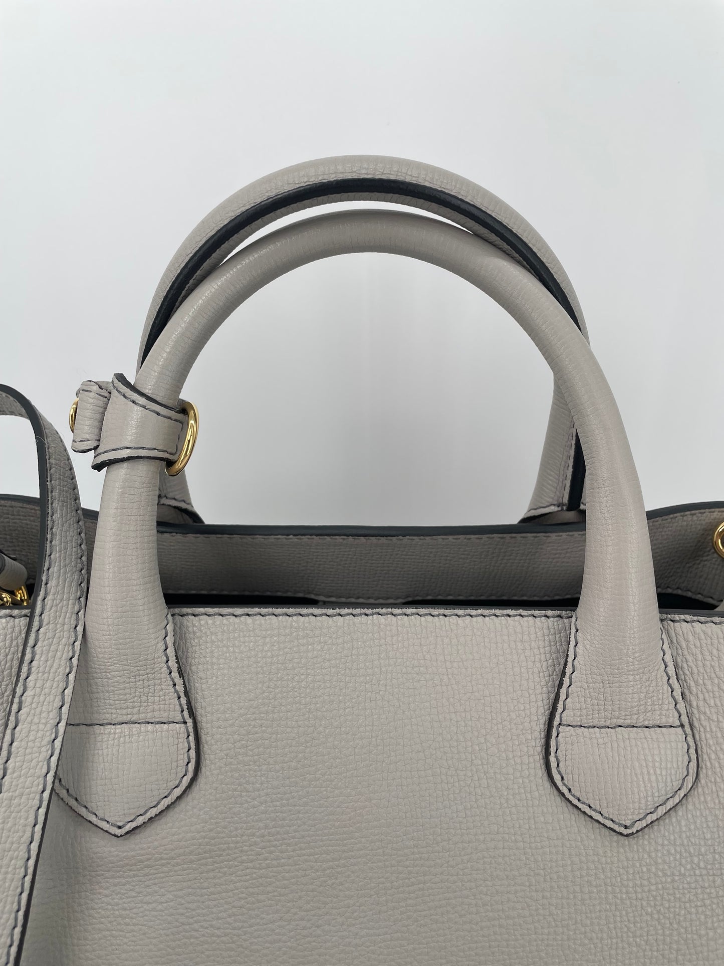 Preloved Burberry Banner Two Way Tote Bag, Medium