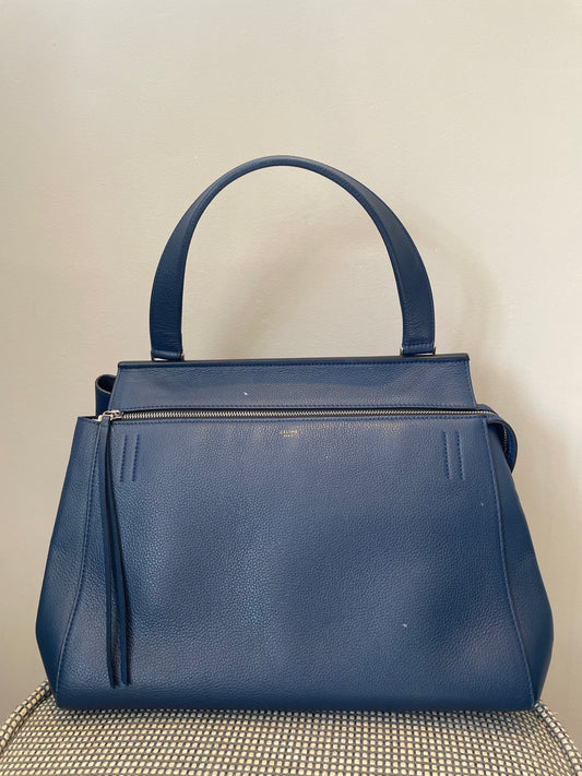 Preloved Celine Edge Shoulder Bag, Medium