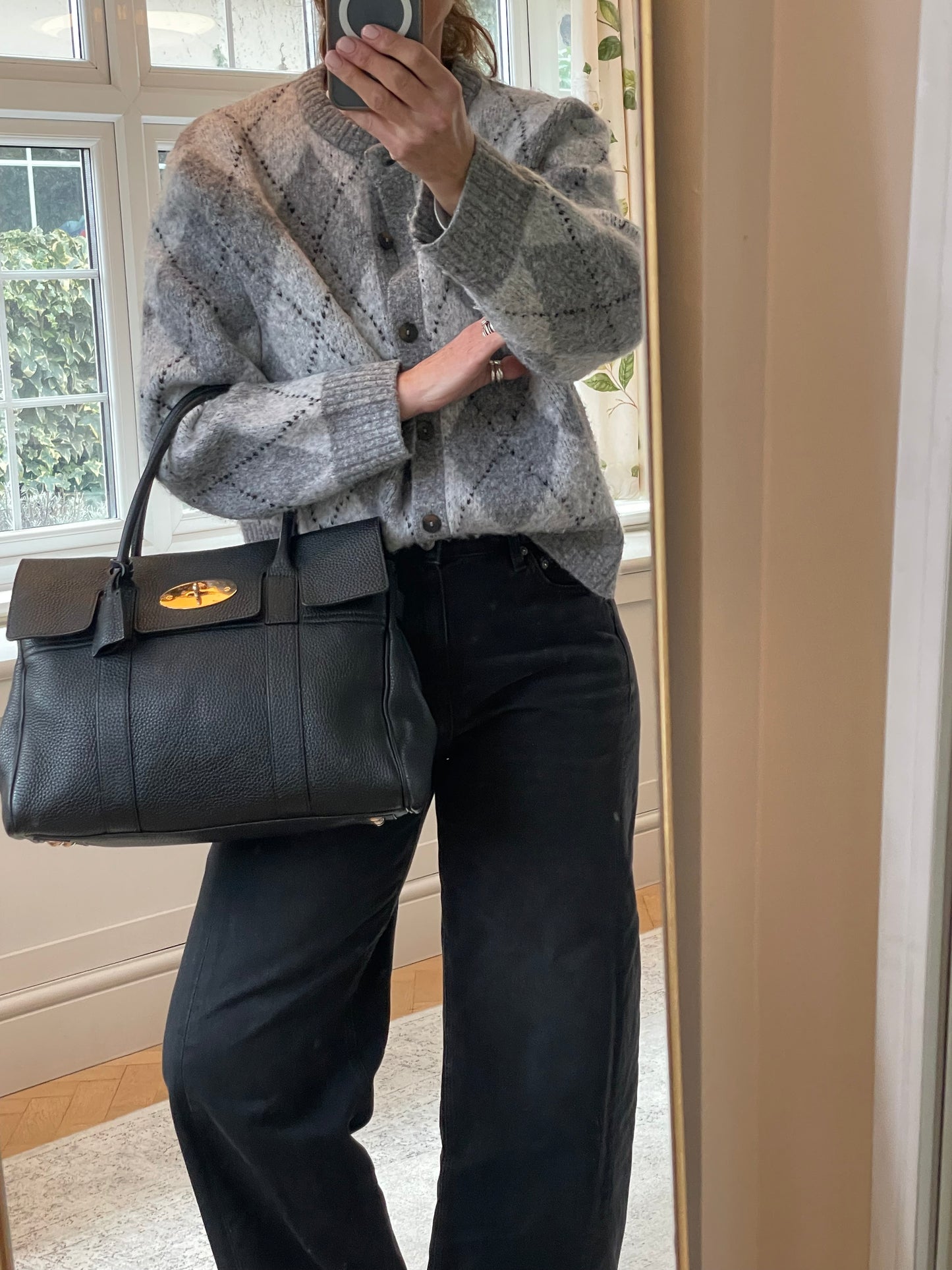 Preloved Mulberry Heritage Bayswater Tote Bag, Large