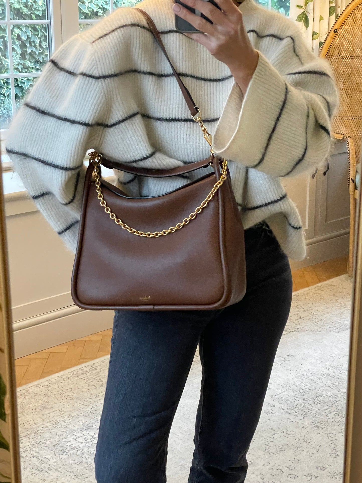 Preloved Mulberry Leighton Shoulder Bag, Medium