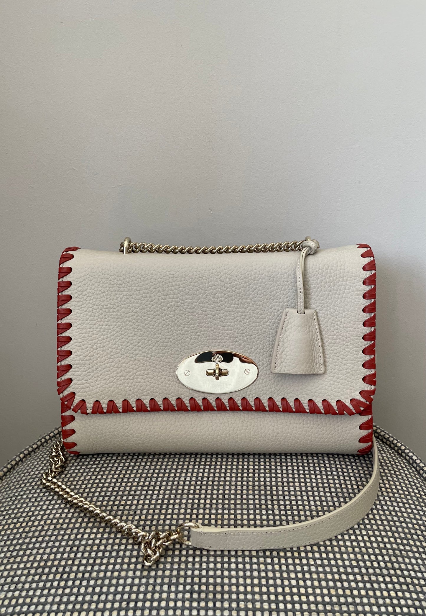 Preloved Mulberry Lily Shoulder Bag, Medium