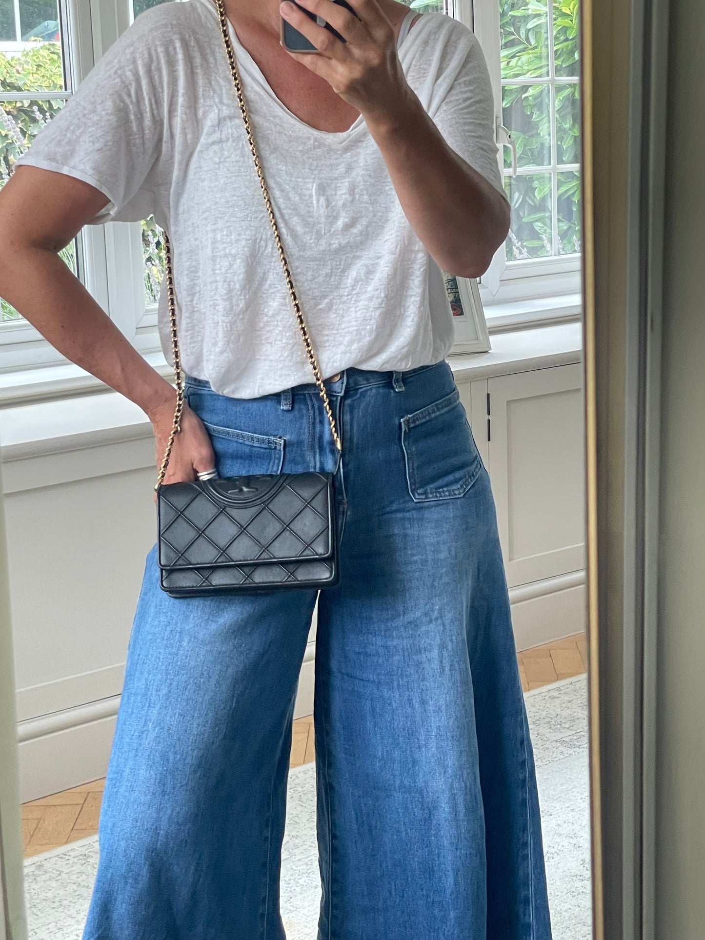 Preloved Tory Burch Fleming Soft Chain Wallet