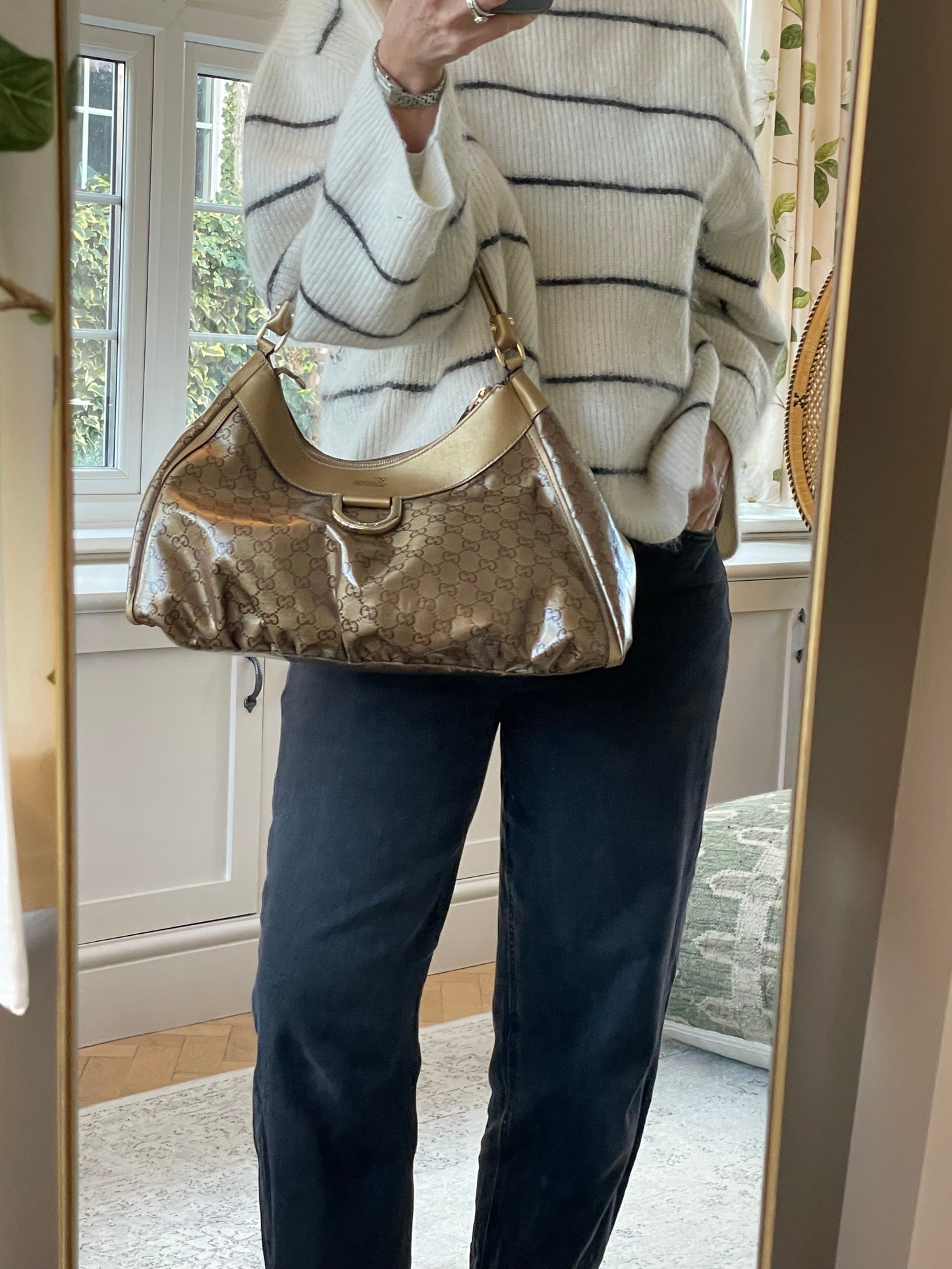 Preloved Gucci D-Ring Shoulder Bag