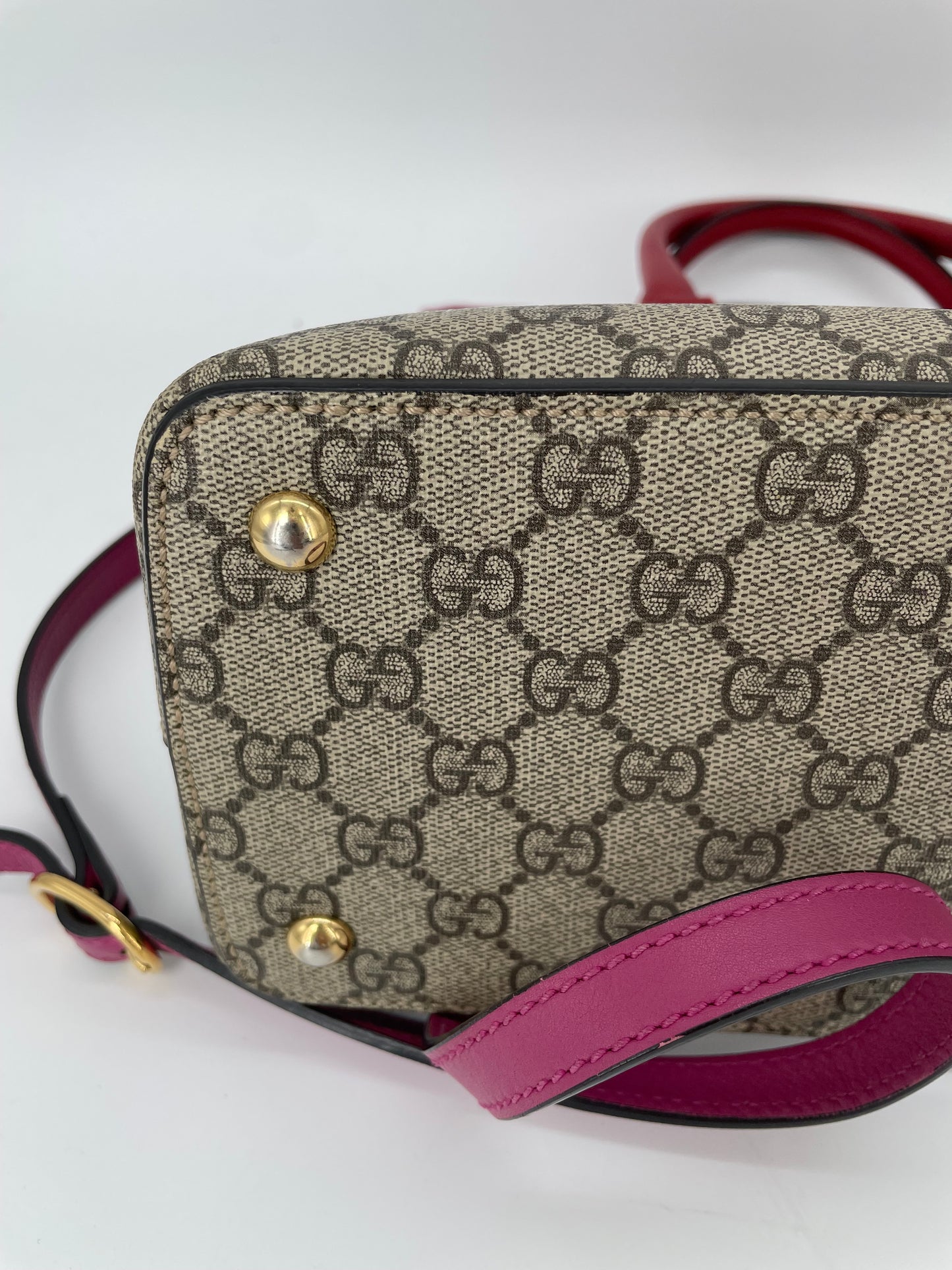 Preloved Gucci Supreme Monogram Tote Bag