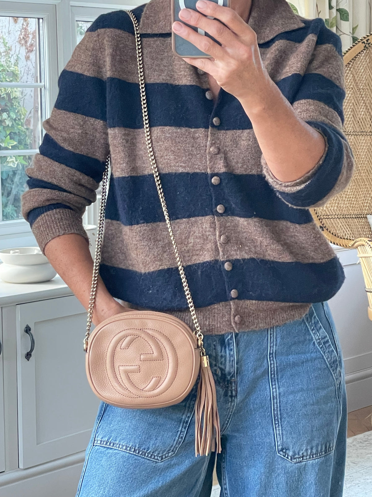 Preloved Gucci Soho Chain Crossbody Bag, Mini