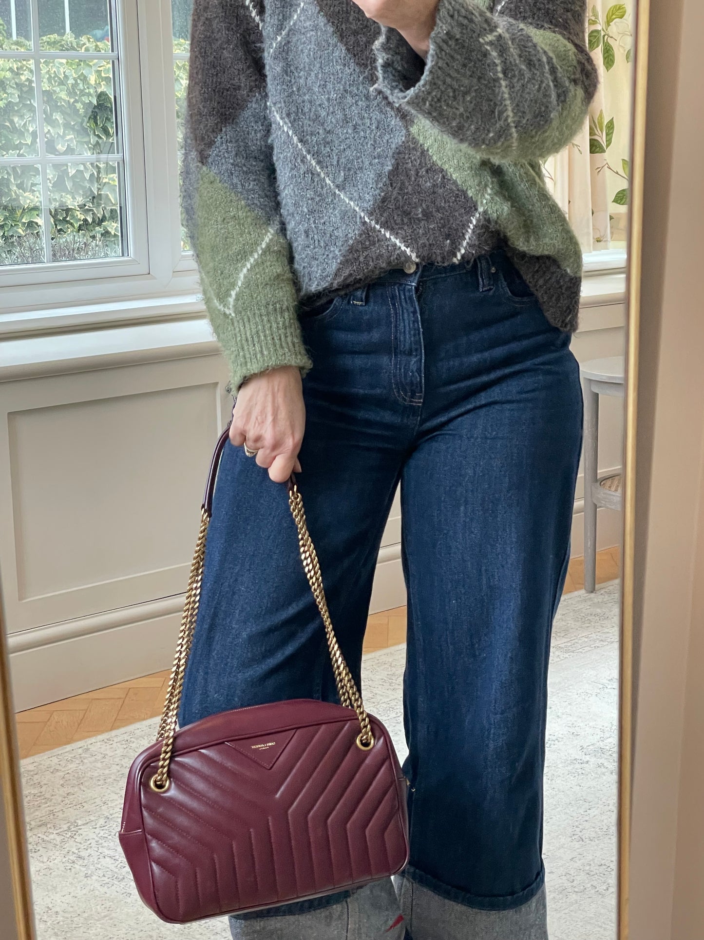 Preloved Saint Laurent Joan Camera Crossbody Bag, Medium