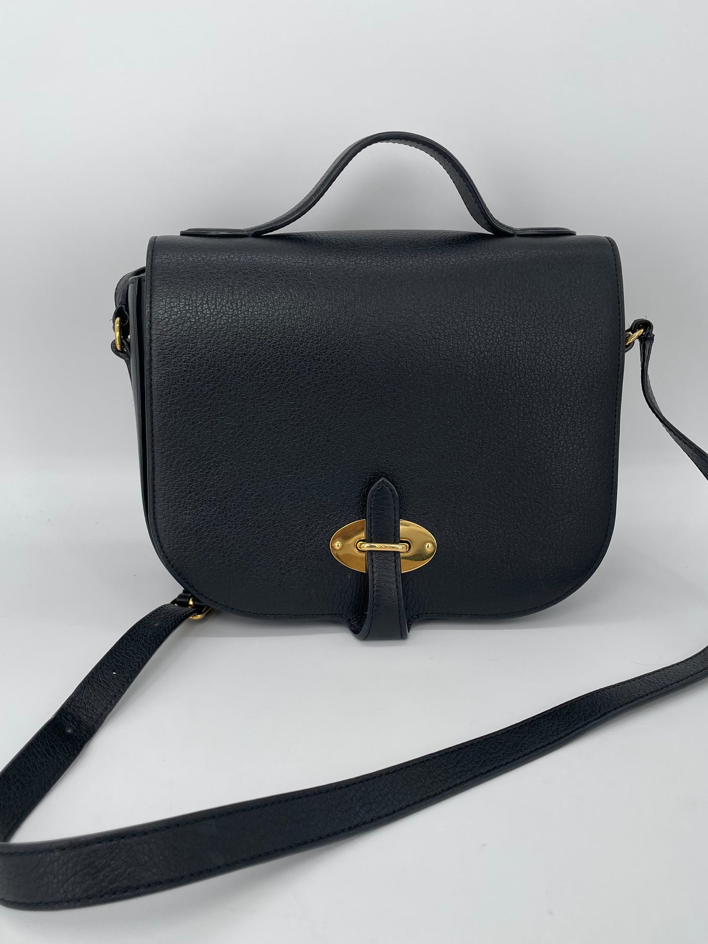 Preloved Mulberry Tenby Satchel Shoulder Bag, Large