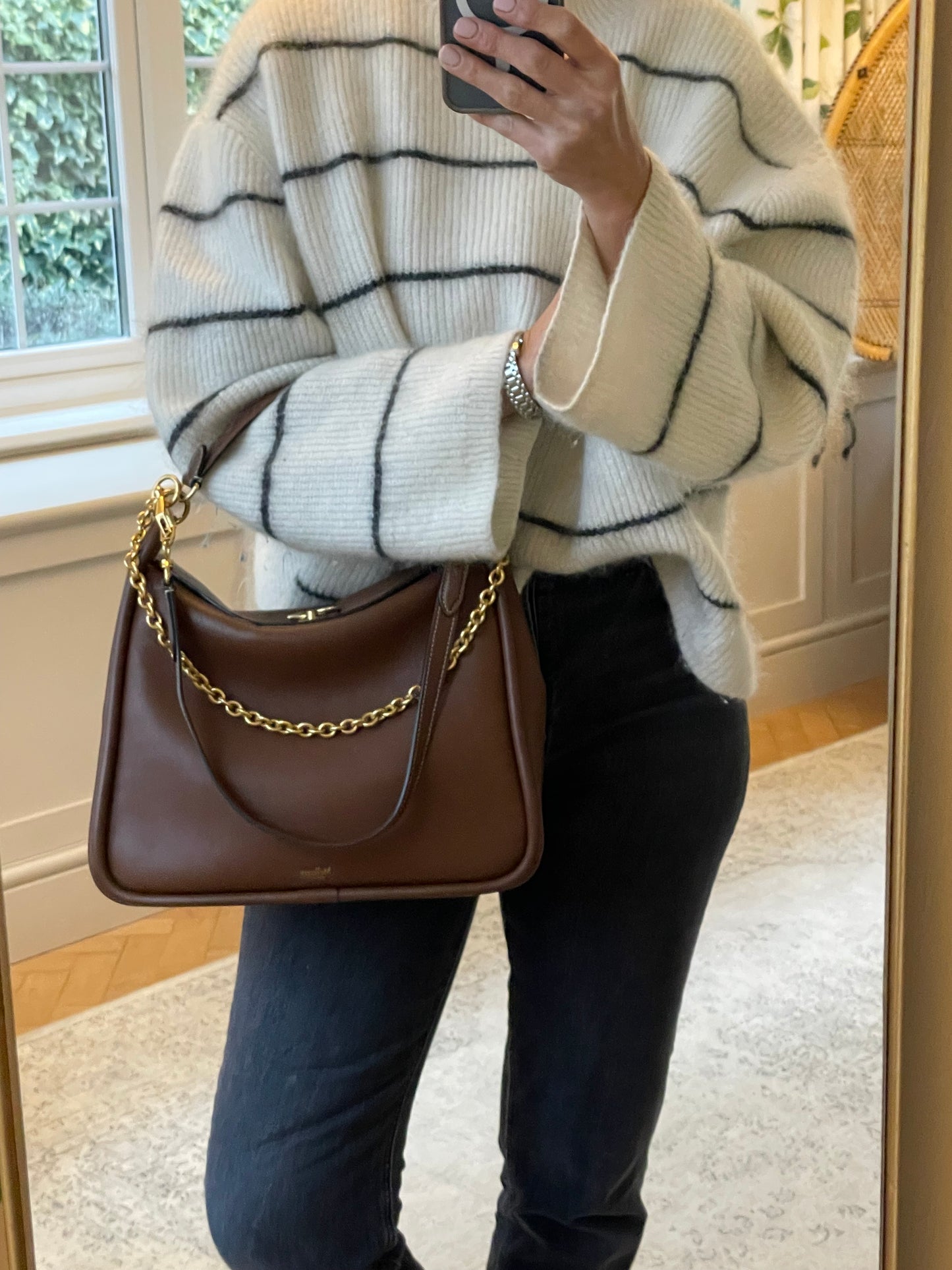 Preloved Mulberry Leighton Shoulder Bag, Medium