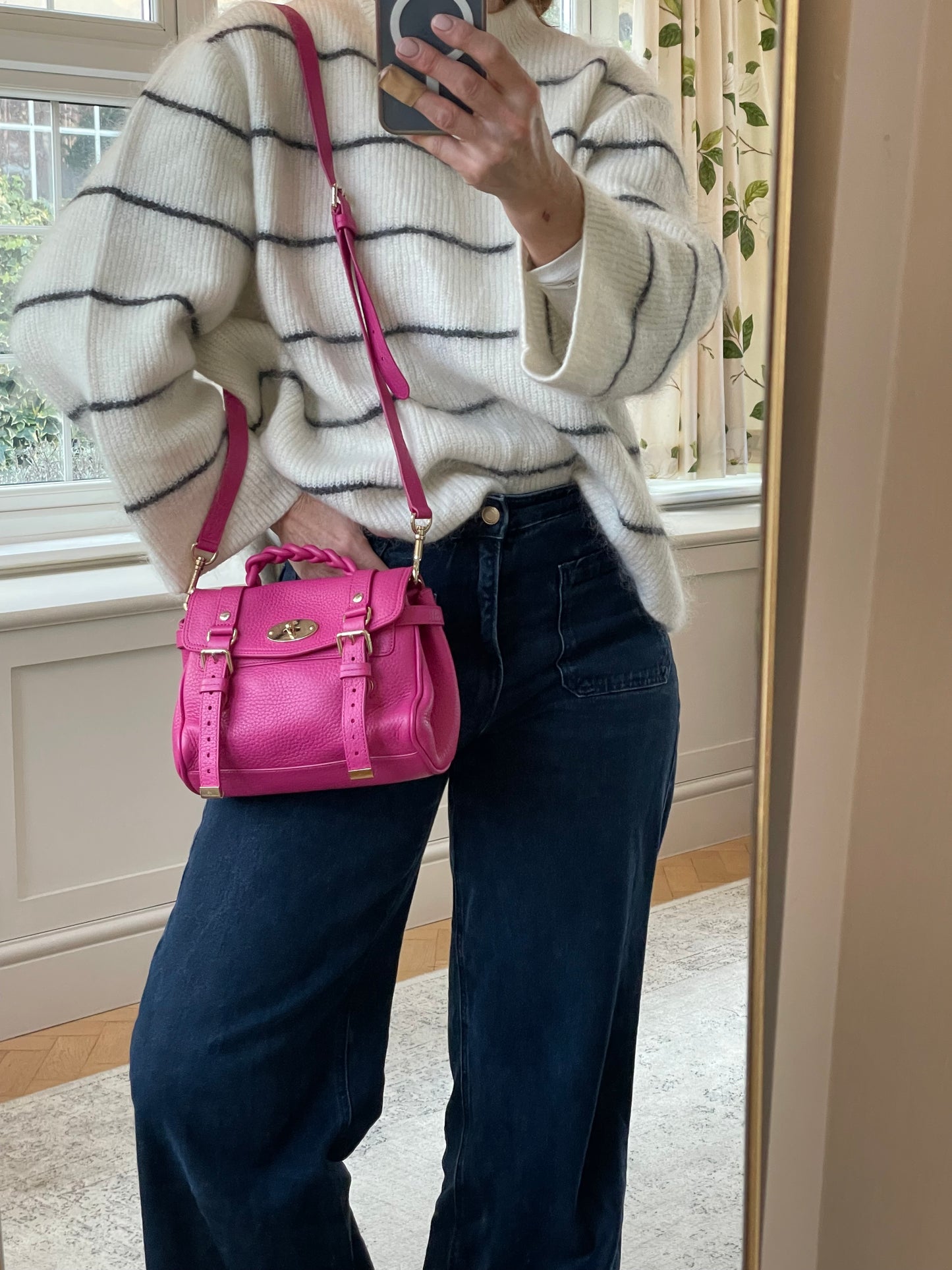 Preloved Mulberry Alexa Satchel Bag, Mini