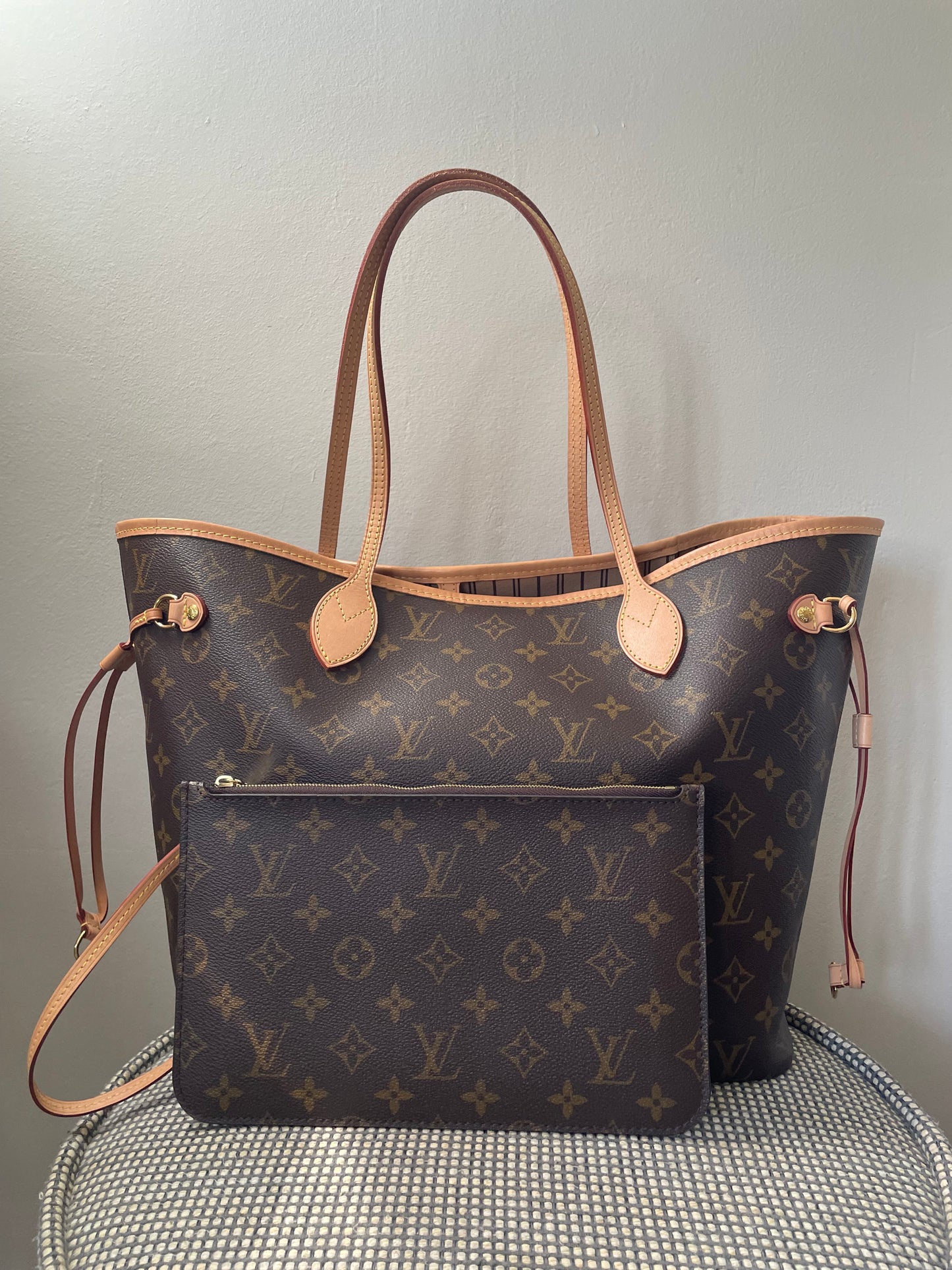 Preloved Louis Vuitton Neverfull Shopping Tote, MM