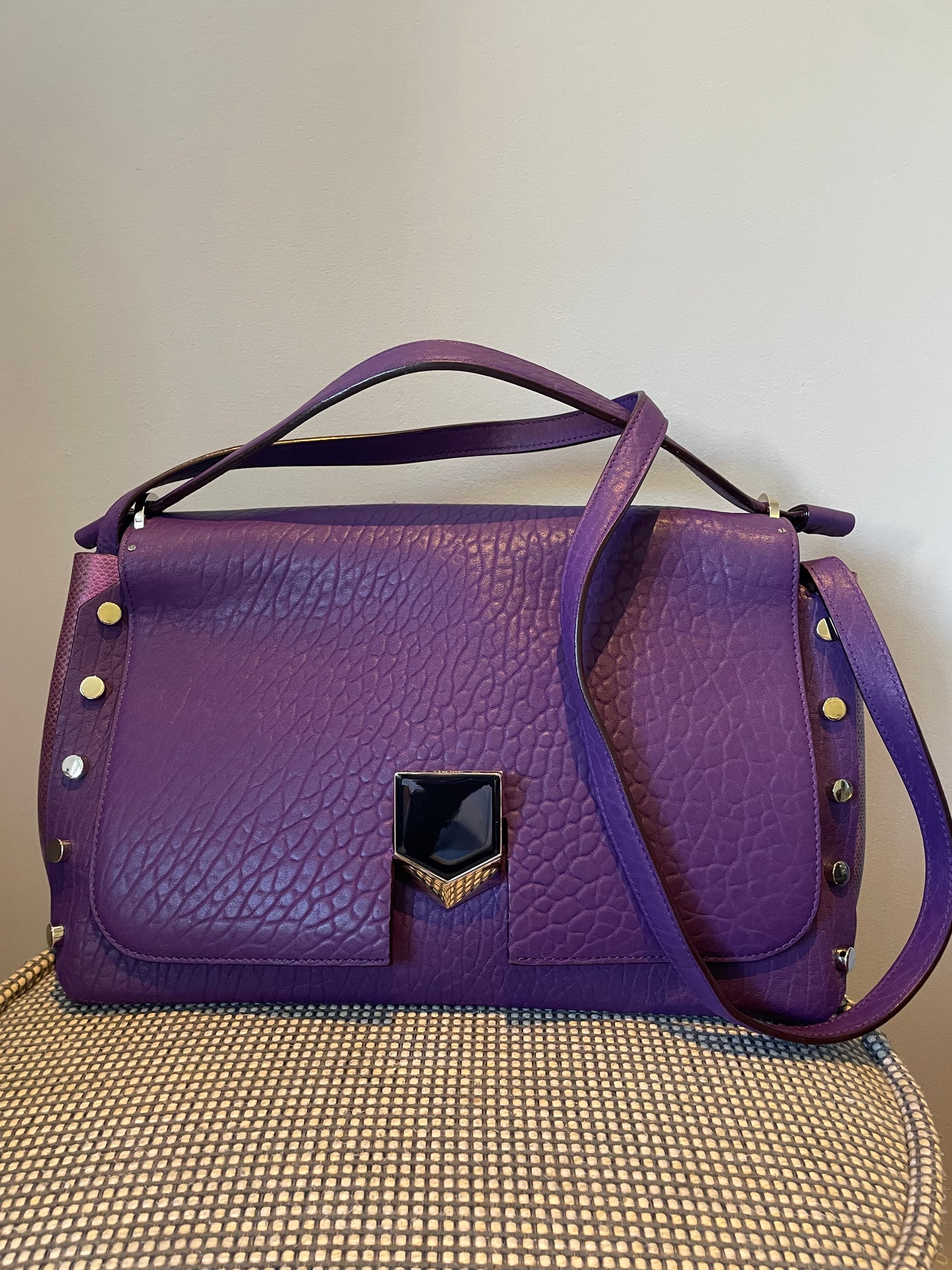 Preloved Jimmy Choo Lockett Shoulder Bag