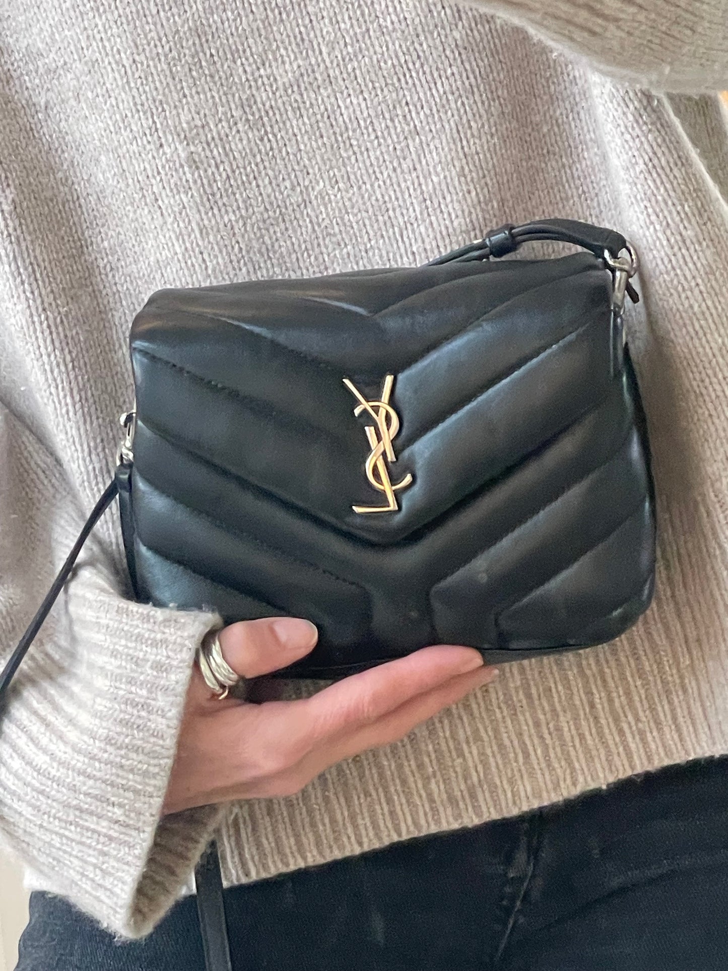 Preloved Saint Laurent Loulou Shoulder Bag, Toy